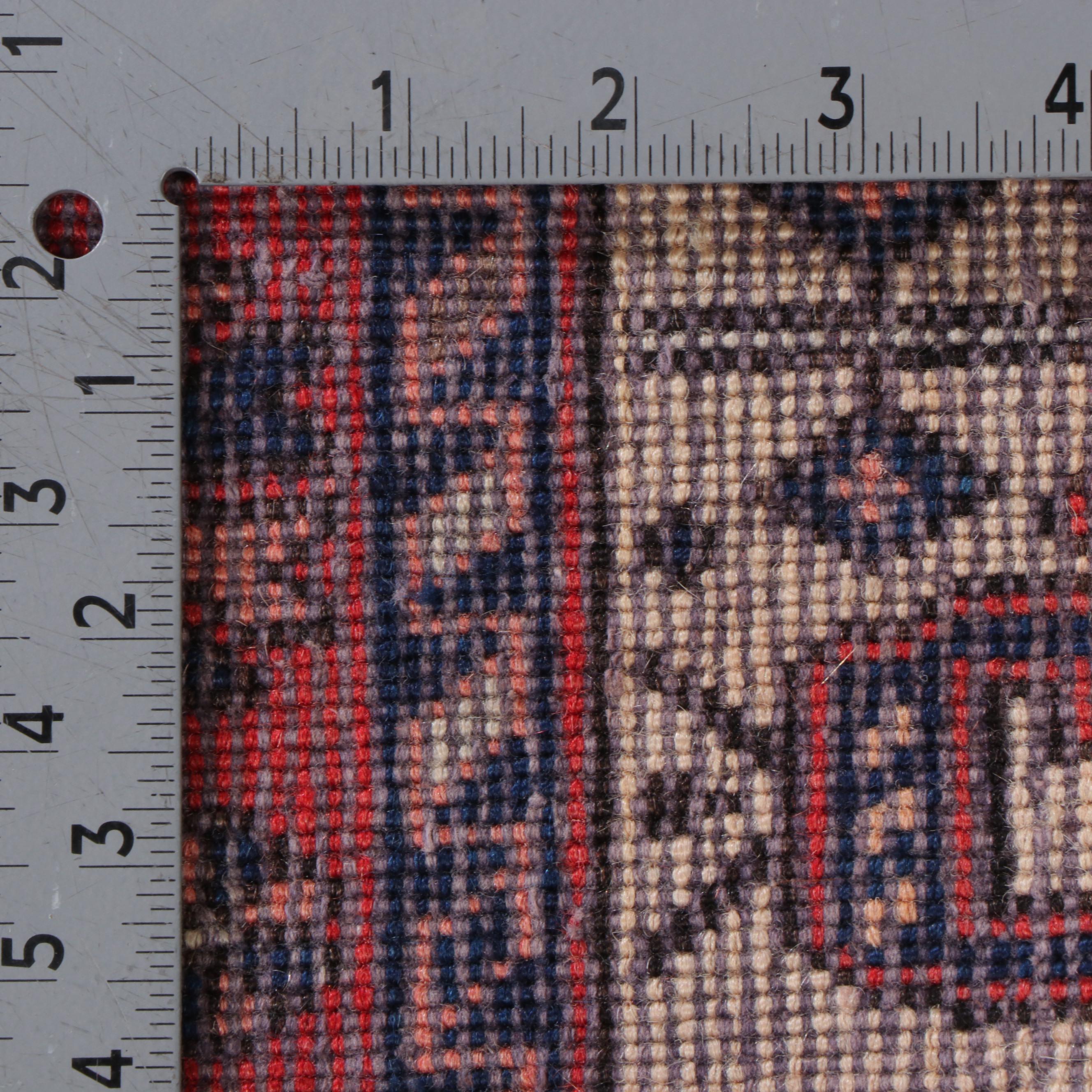 4'2 x 5' Hand-Knotted Caucasian Shirvan Area Rug