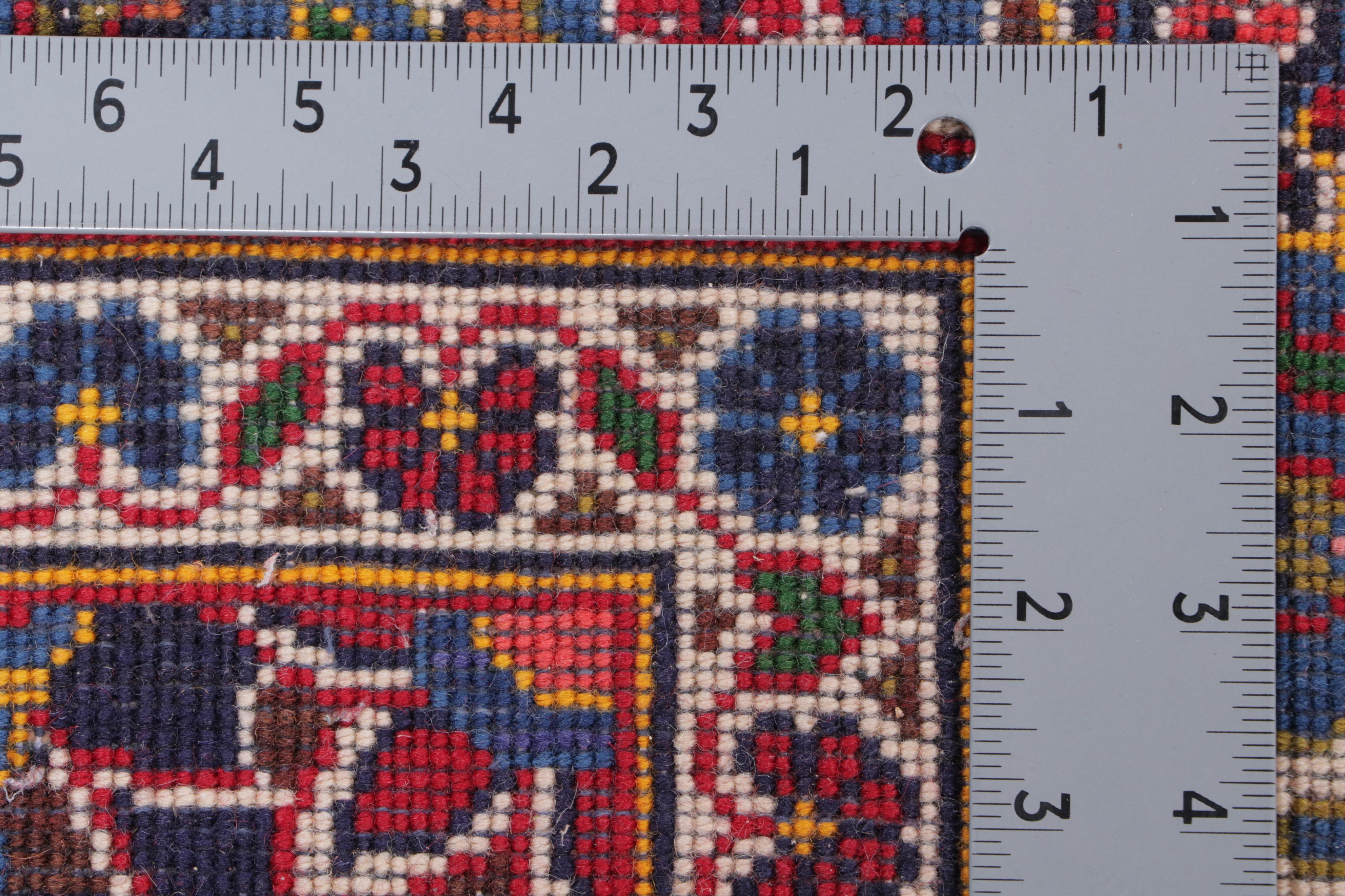 11'7 x 18'4 Hand-Knotted Persian Kashan Room Sized Rug