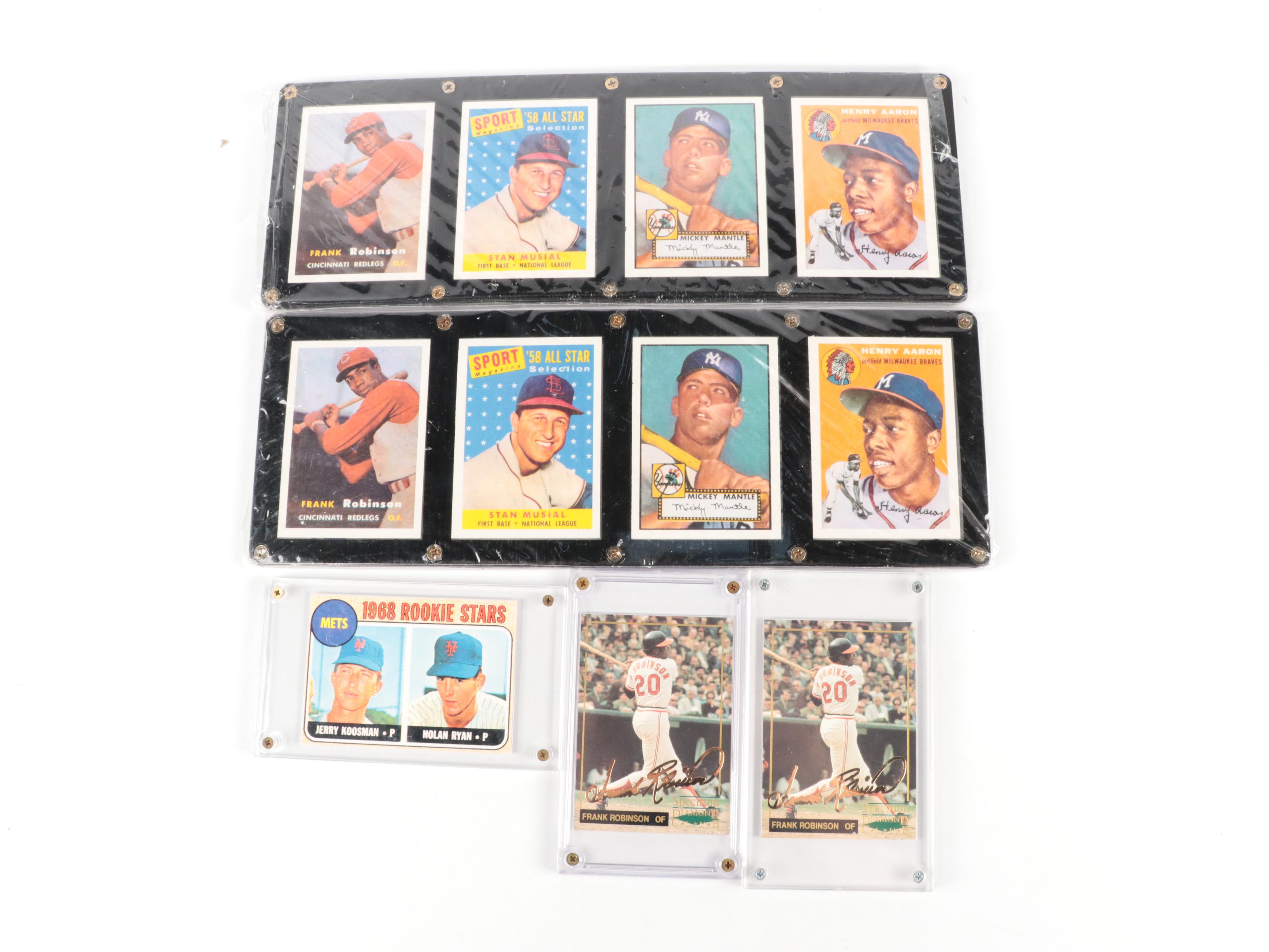 Topps with Other Sports Cards, Stan Musial, Nolan Ryan, and More, 1980s–2000s