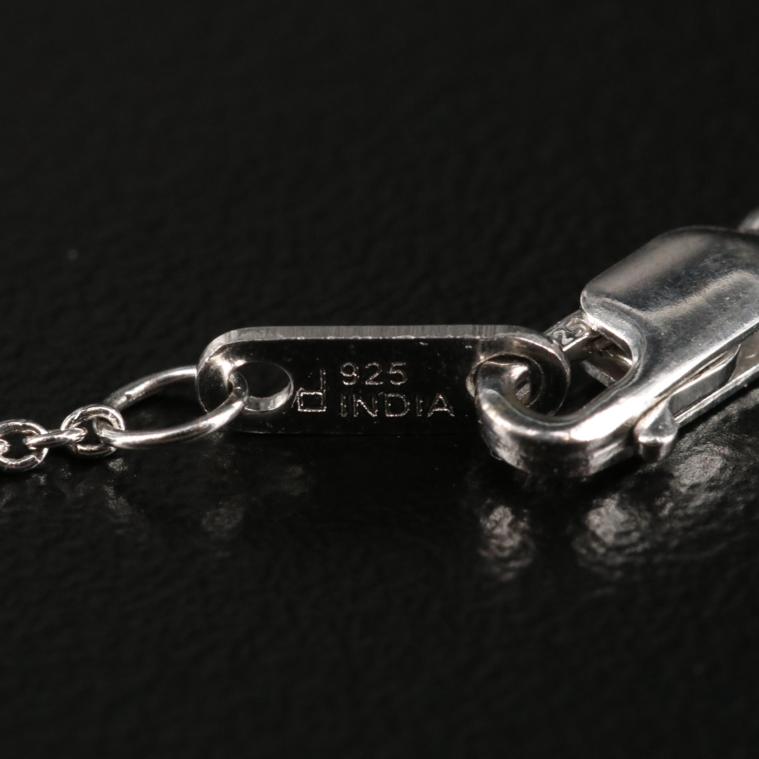 Sterling Citrine Fish Necklace