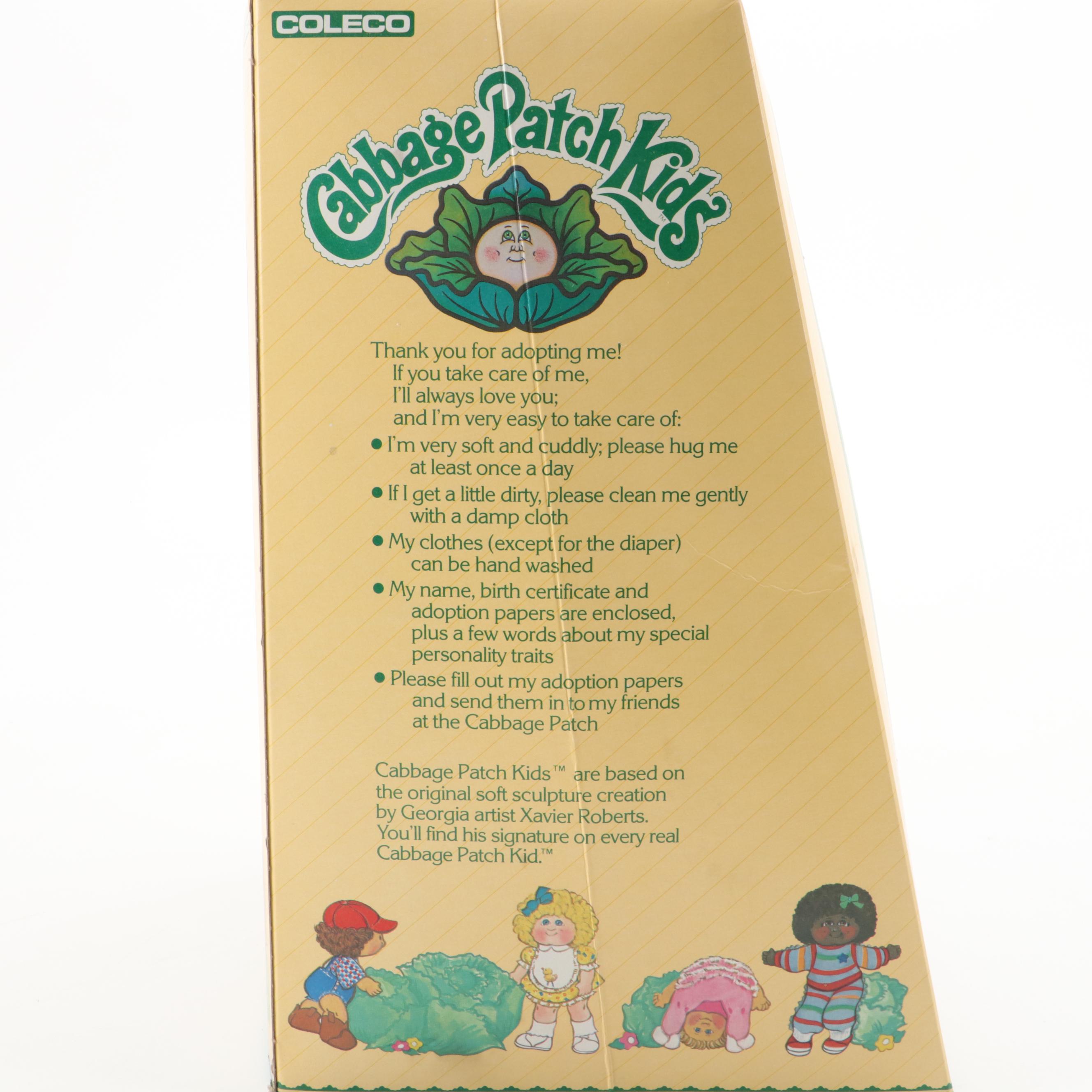 Coleco "Trudi Minny" and "Jennifer Mia" Cabbage Patch Dolls, 1984