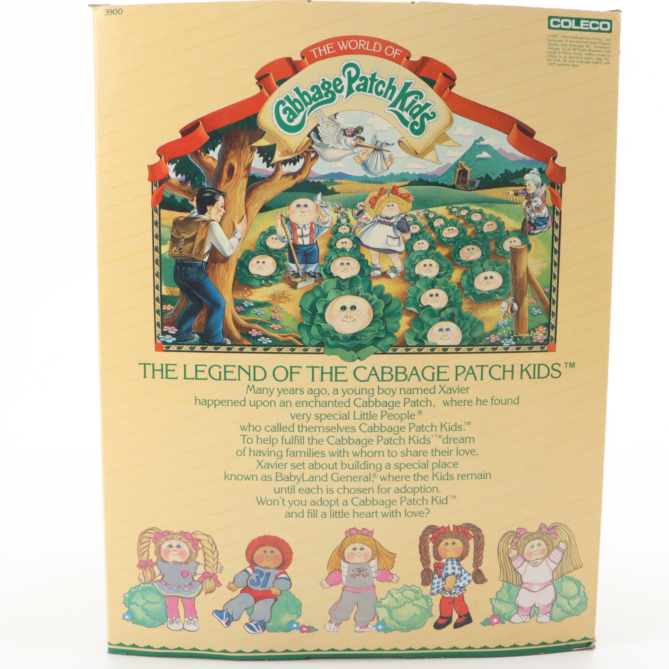 Coleco "Trudi Minny" and "Jennifer Mia" Cabbage Patch Dolls, 1984