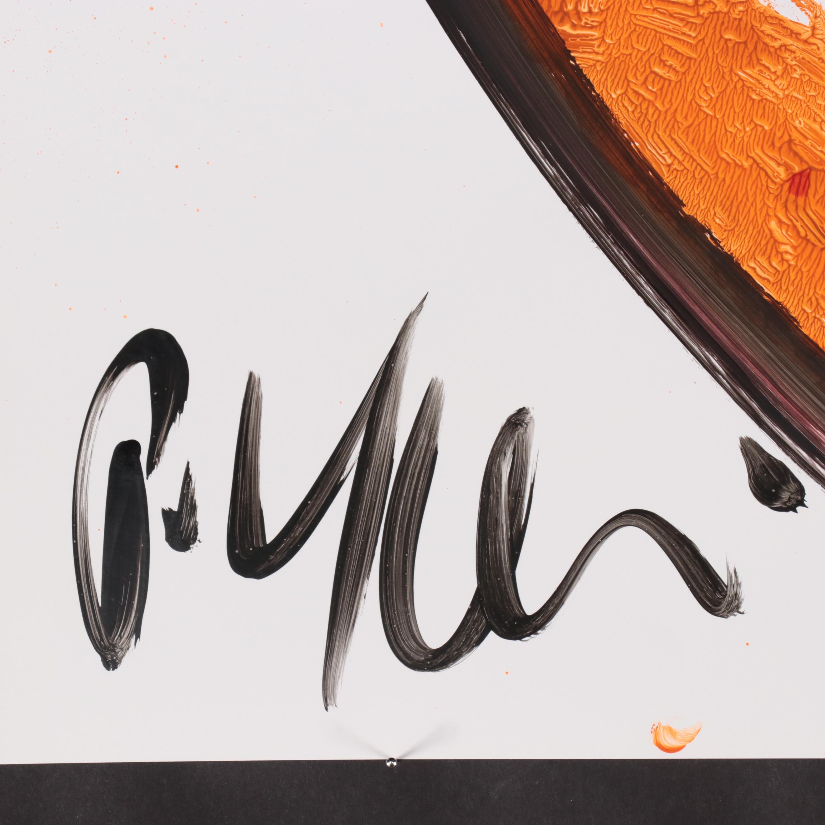 Peter Keil Abstract Portrait Acrylic Painting