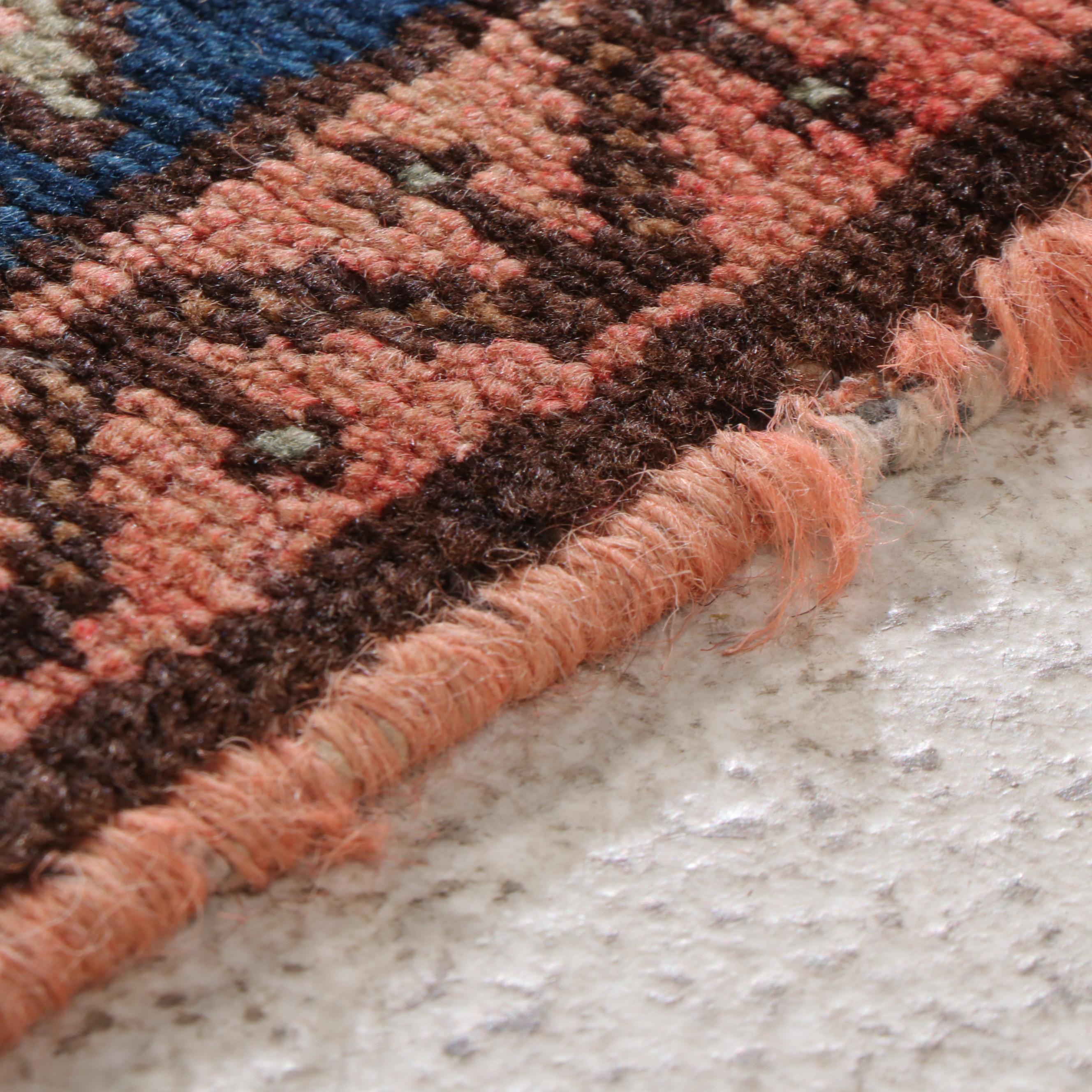 4'4 x 6'10 Hand-Knotted Turkish Village Area Rug