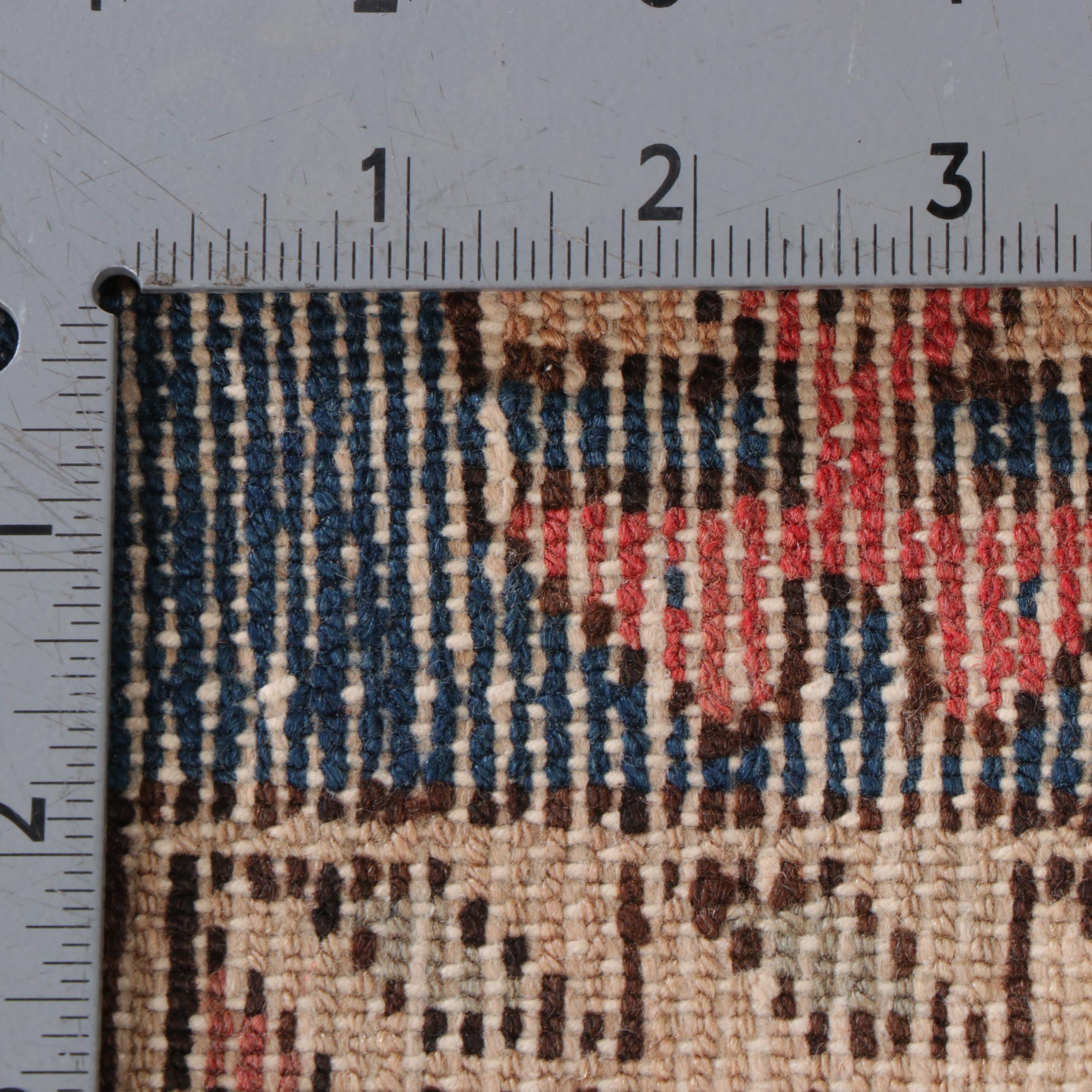 4'4 x 6'10 Hand-Knotted Turkish Village Area Rug