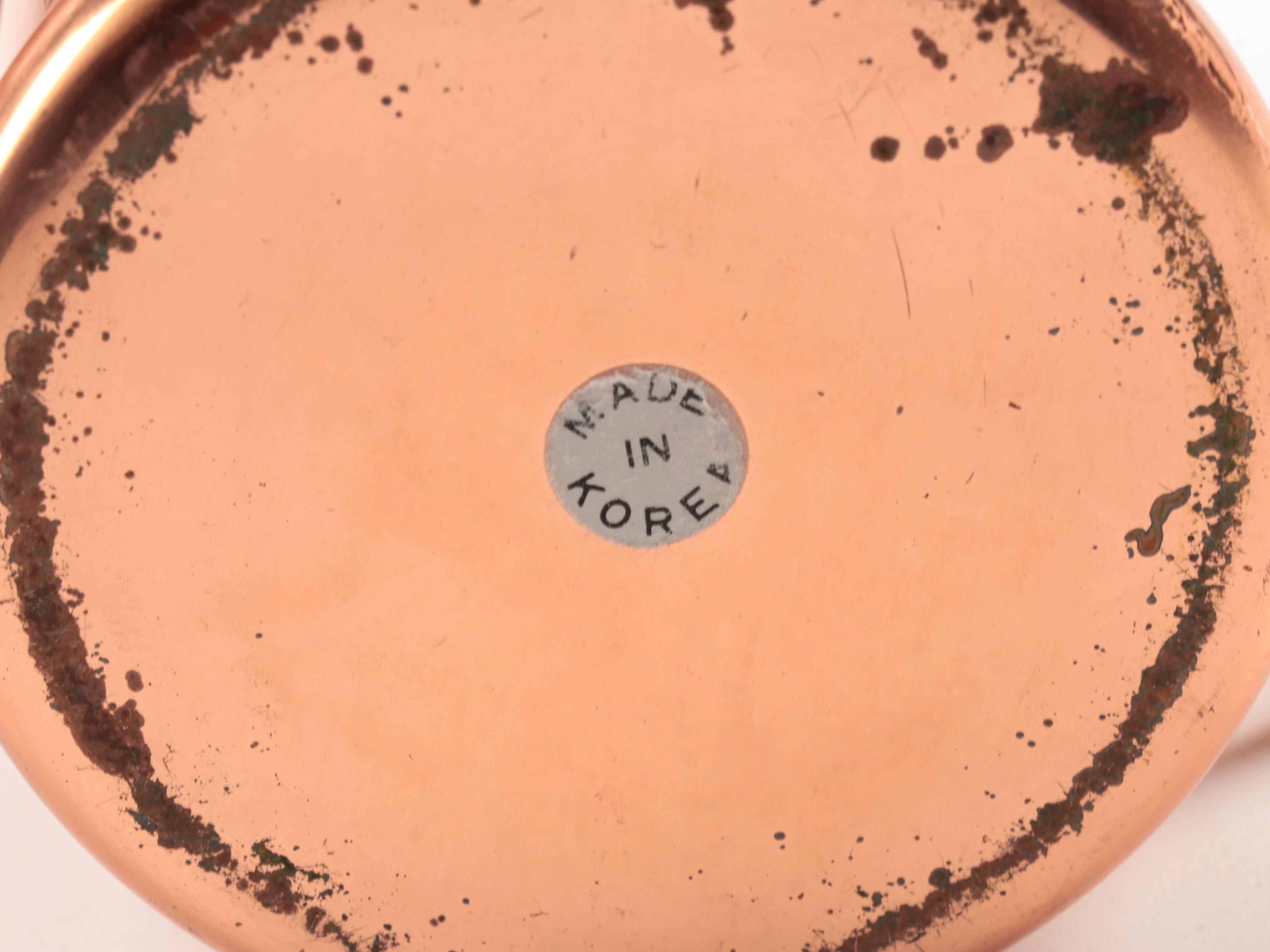 Double Dutch Copper Boiler with More Copper Pots and Tableware