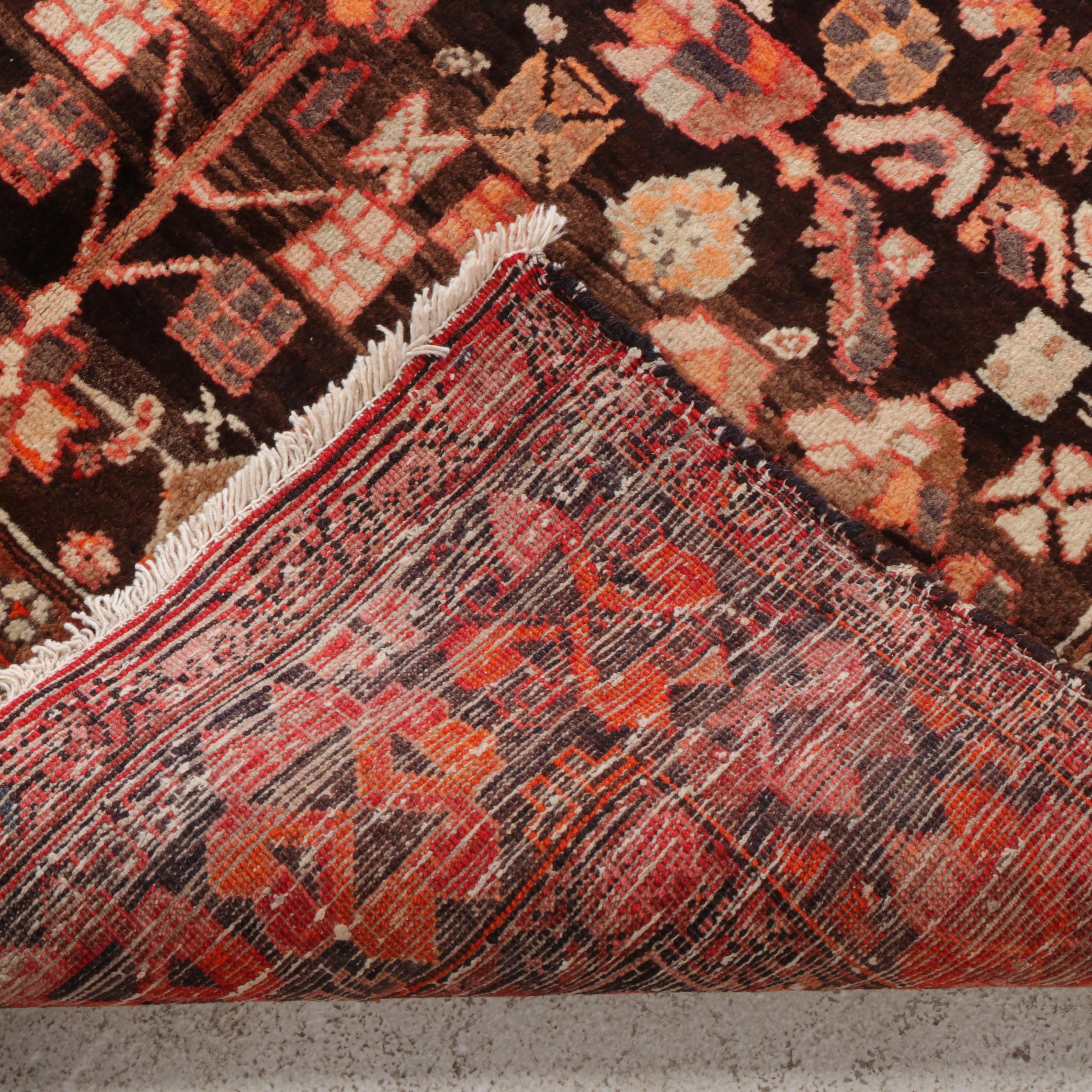 4'2 x 6'3 Hand-Knotted Persian Ardabil Area Rug