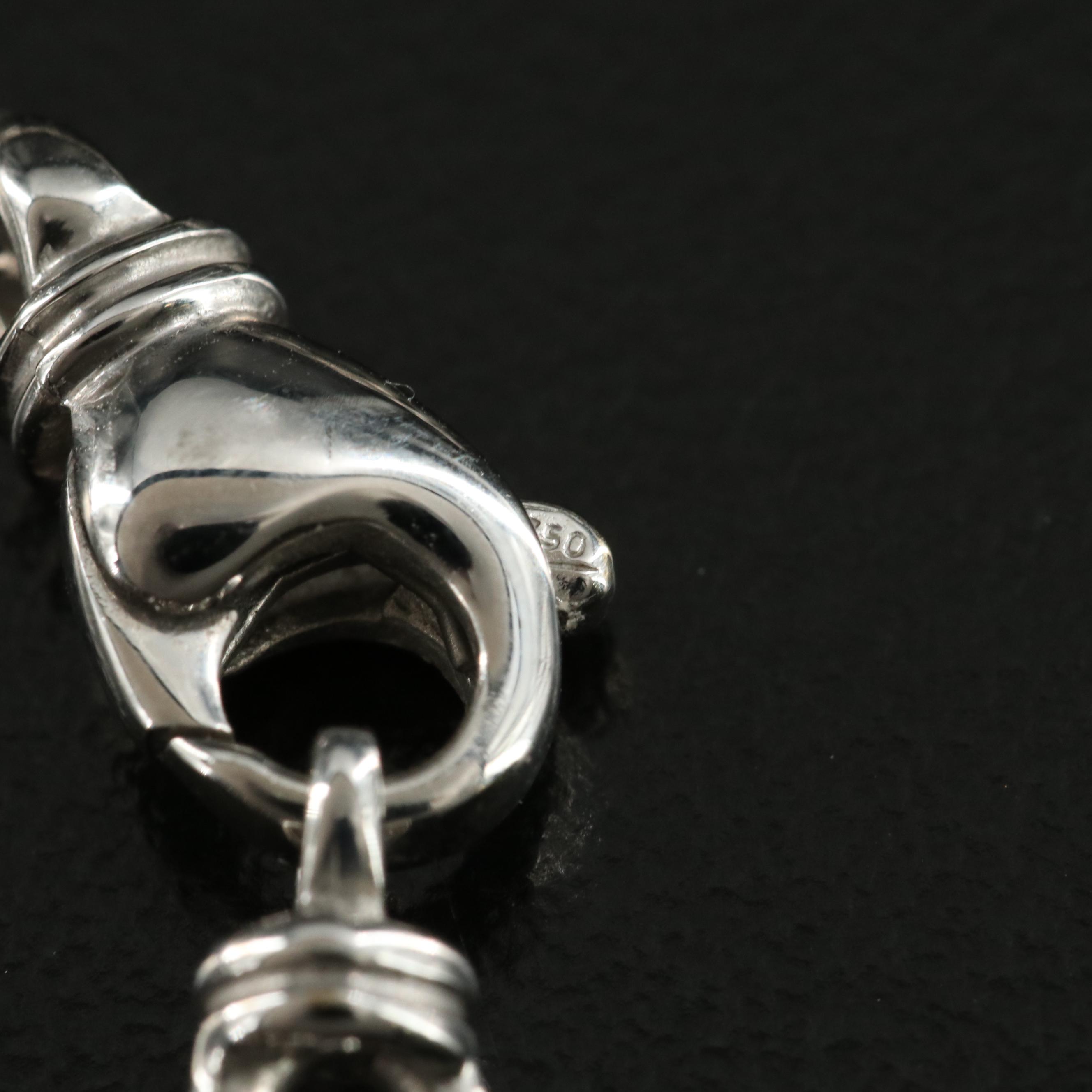 BVLGARI 18K Diamond and Black Onyx Reversible Station Necklace