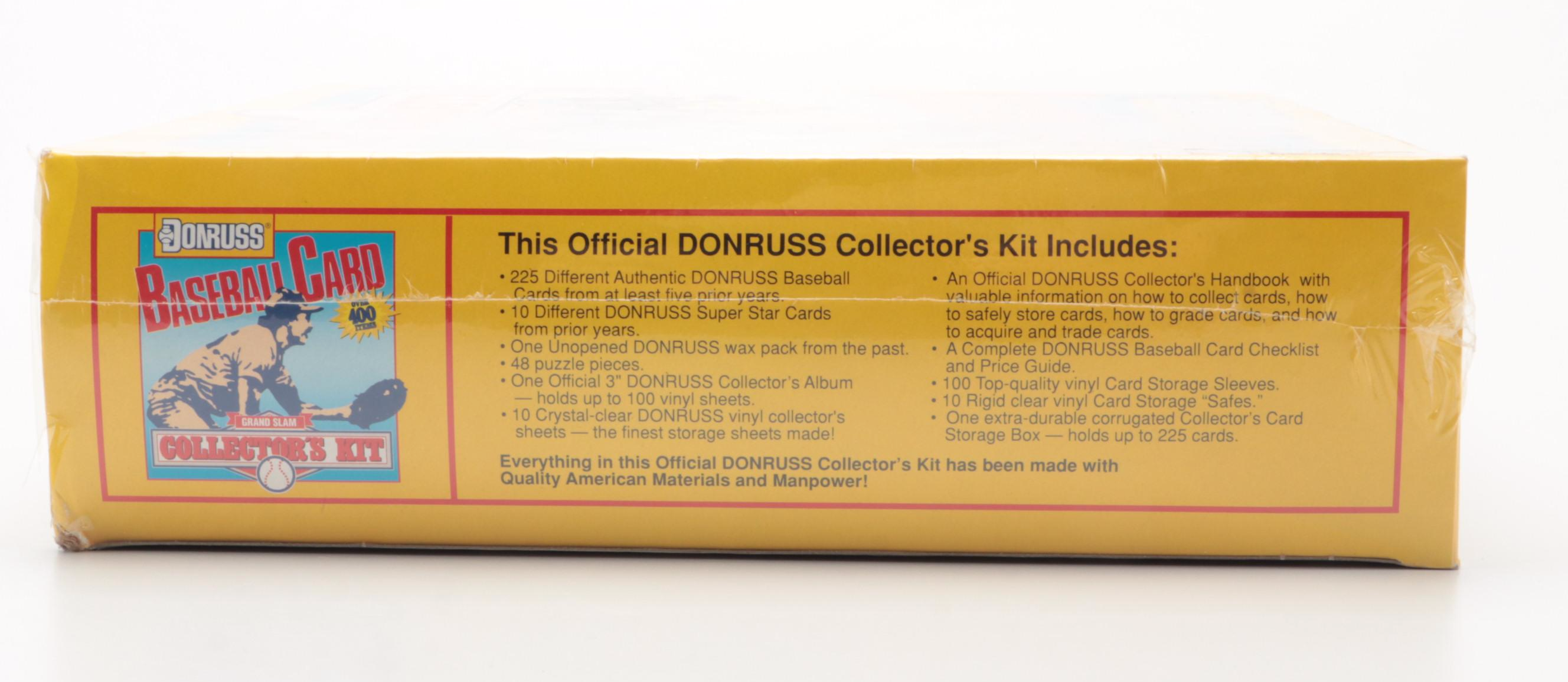 Sealed Donruss Baseball Card Grand Slam Collector's Kits