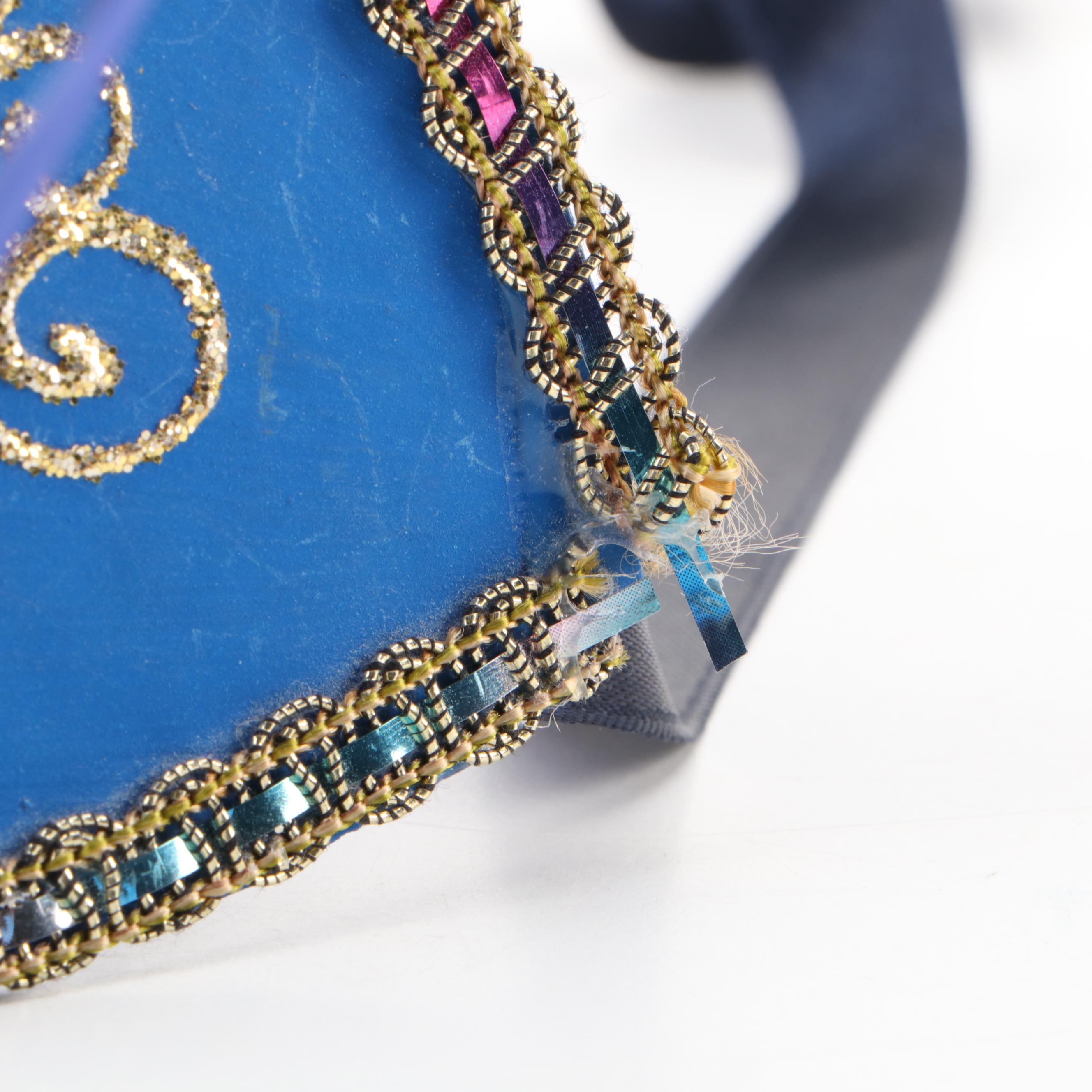 Handcrafted Papier-Mâché and Fabric Masquerade Masks