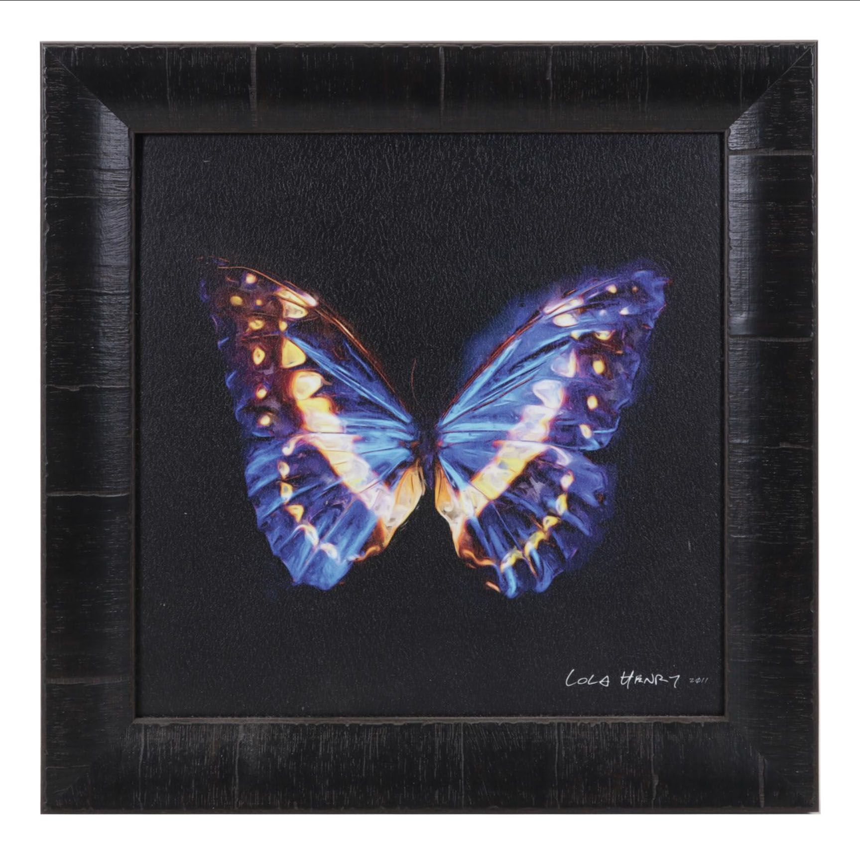 Giclée After Lola Henry "Techno Butterfly II," 21st century