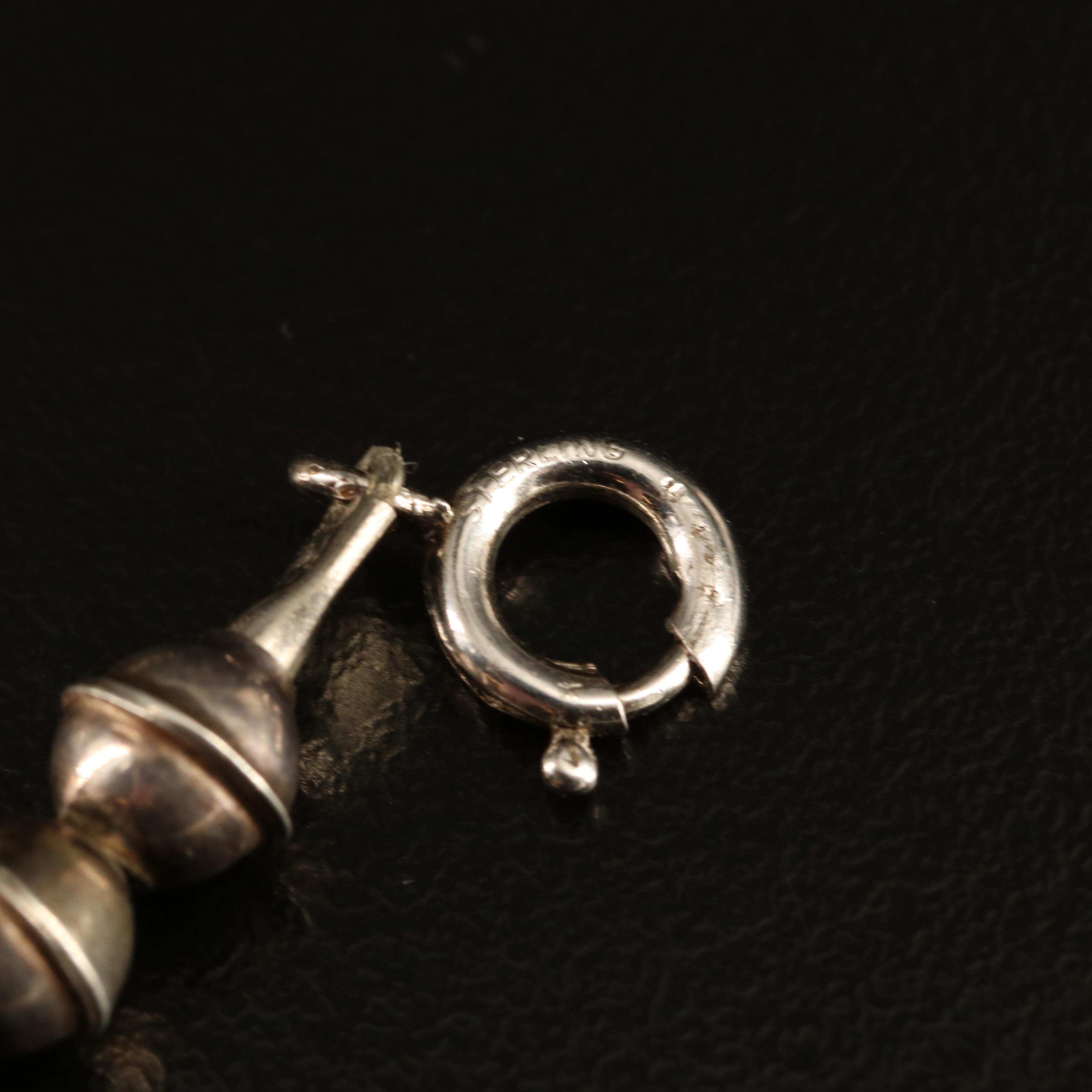 Southwestern Sterling Turquoise and Mother-of-Pearl Necklace