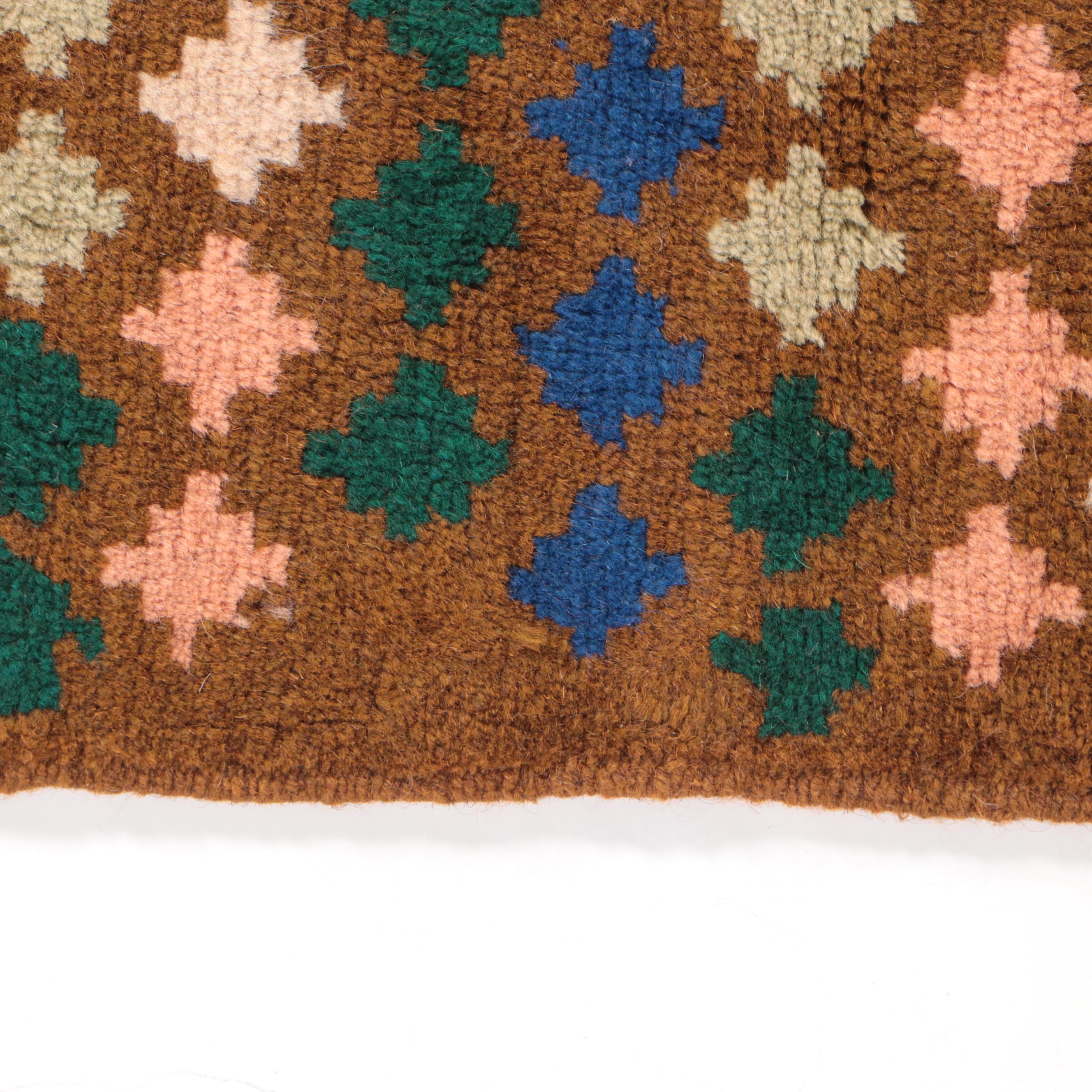 2'8 x 3'9 Hand-Knotted Afghan Baluch Accent Rug