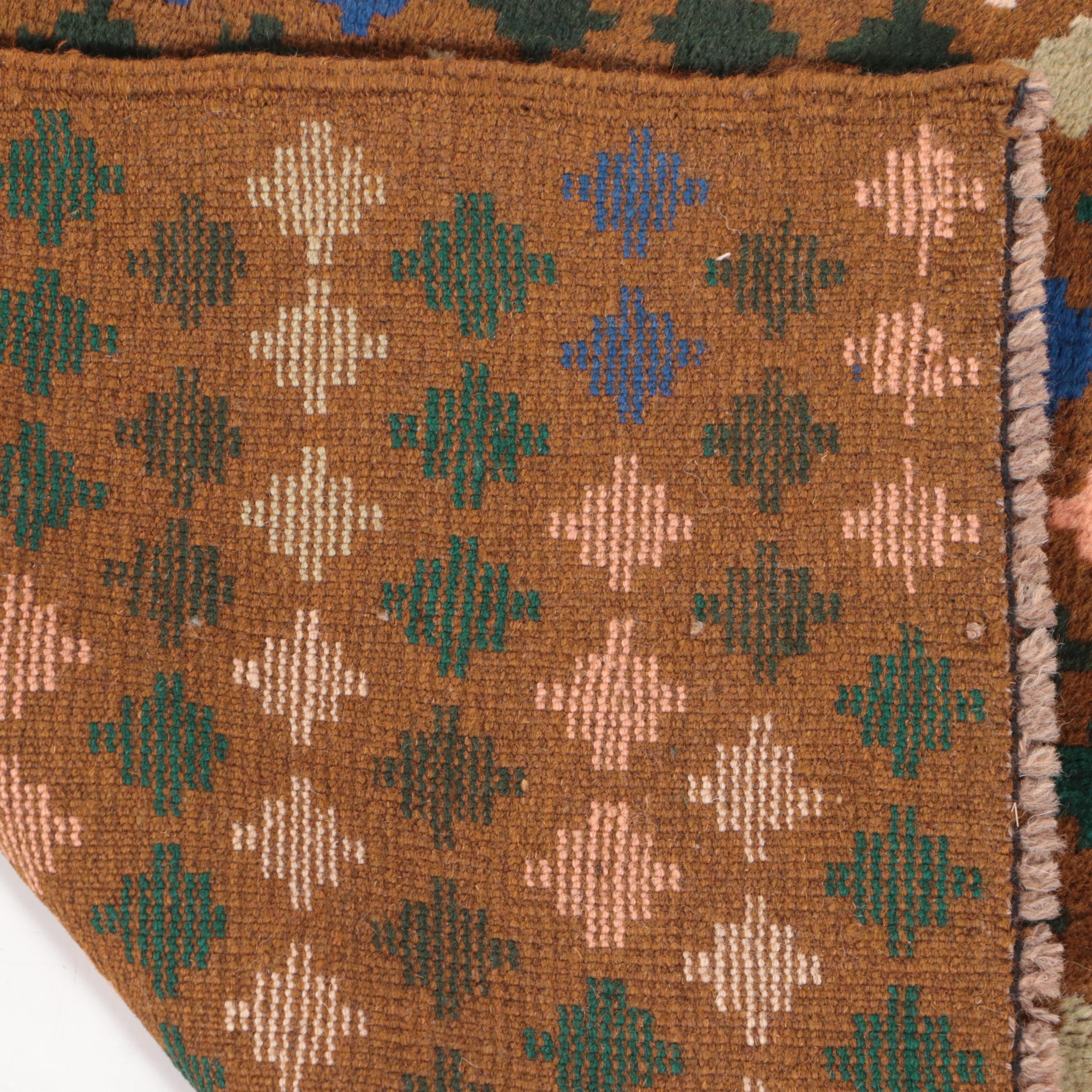 2'8 x 3'9 Hand-Knotted Afghan Baluch Accent Rug