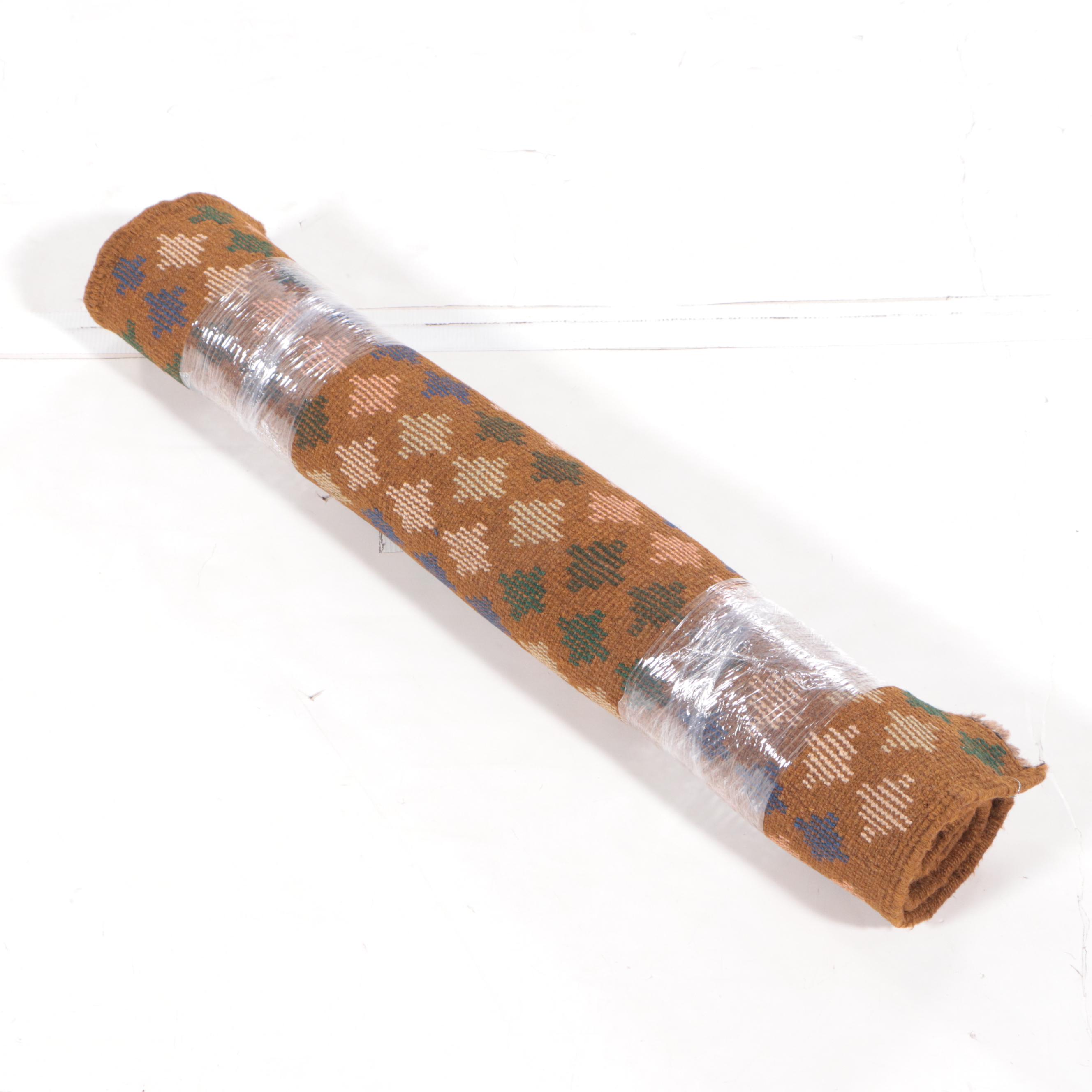 2'8 x 3'9 Hand-Knotted Afghan Baluch Accent Rug