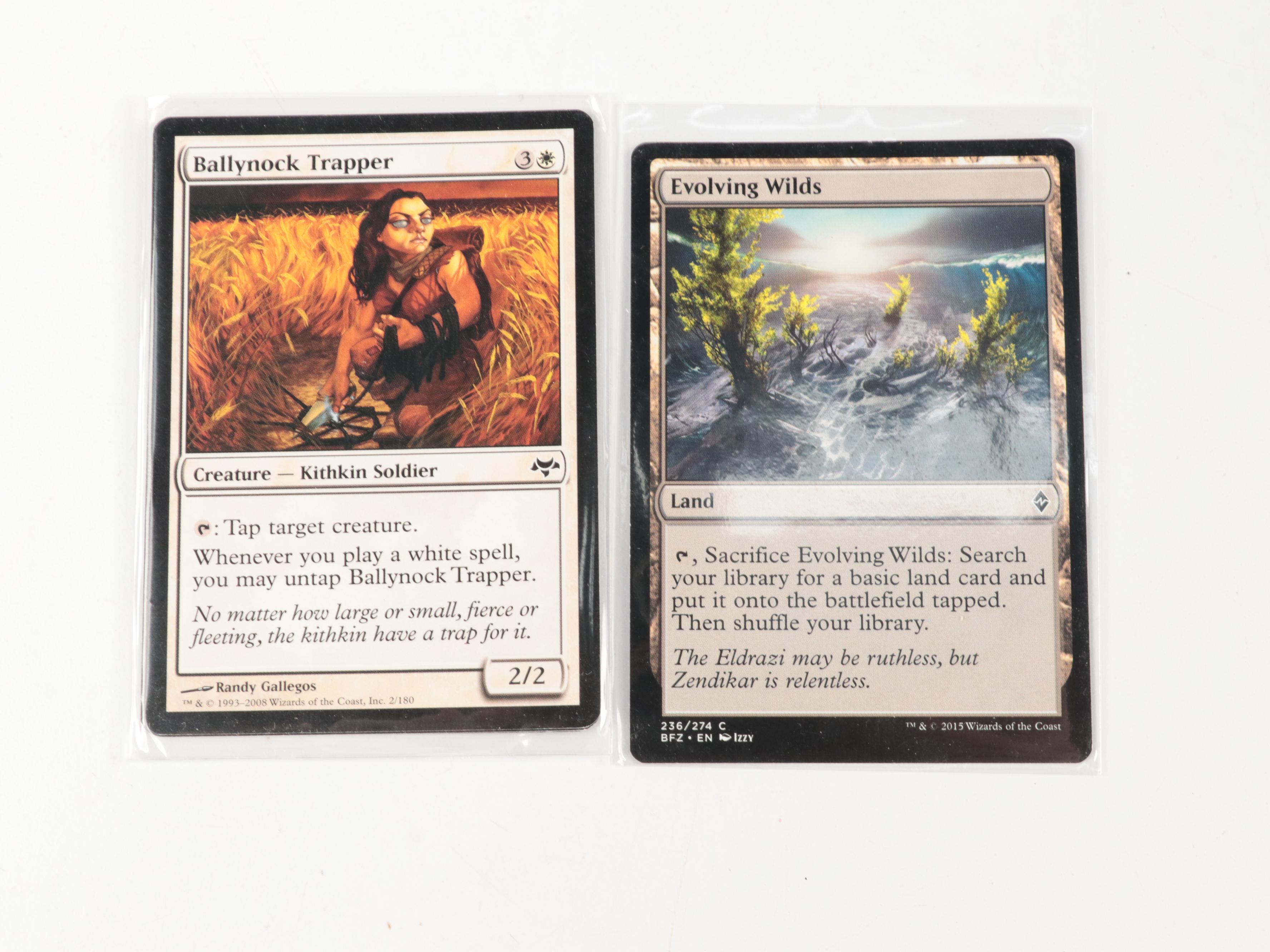 Magic: The Gathering Cards with Cocoon, Memory Lapse, and More, 1990s–2010s
