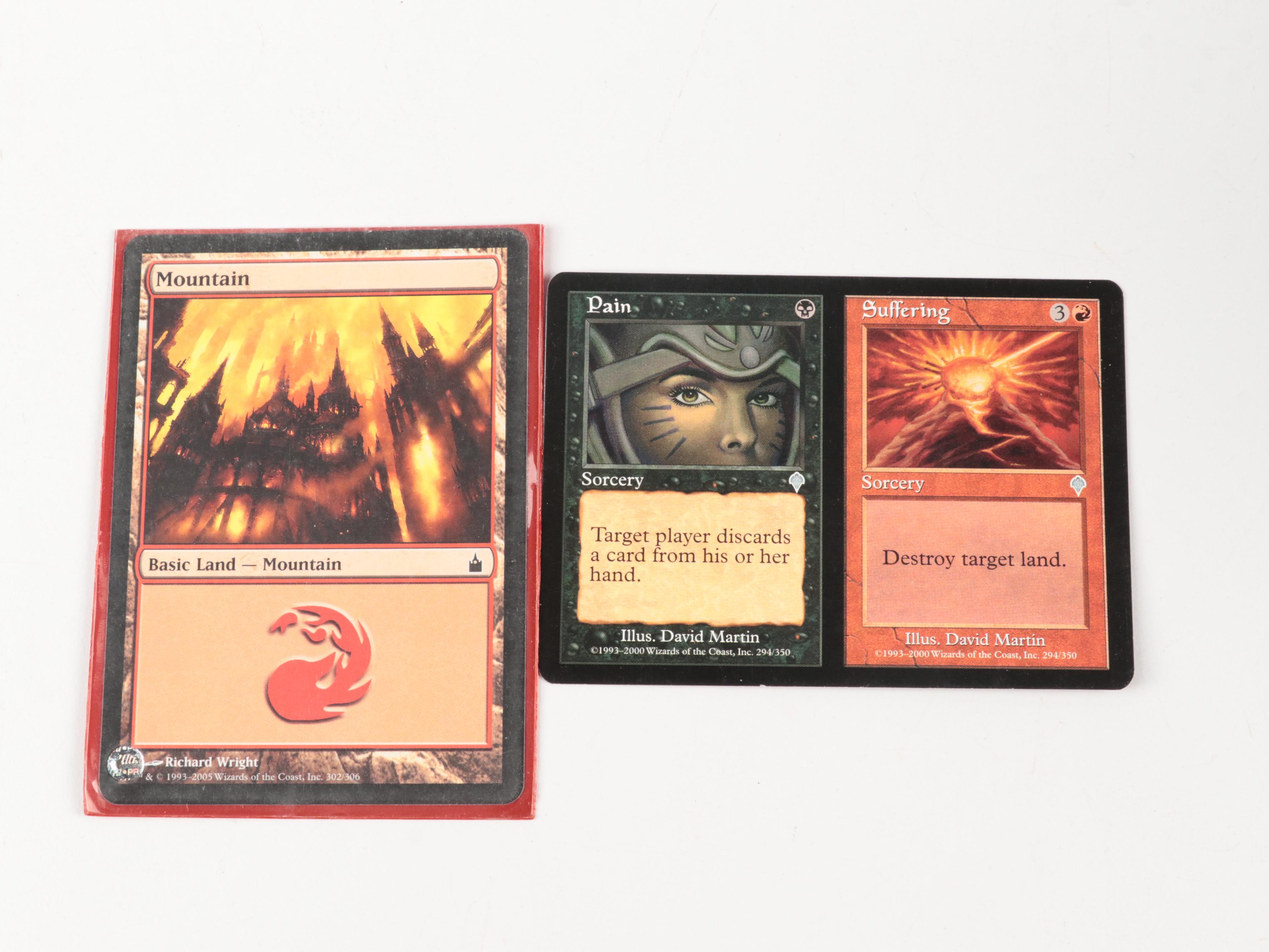 Magic: The Gathering Cards with Cocoon, Memory Lapse, and More, 1990s–2010s