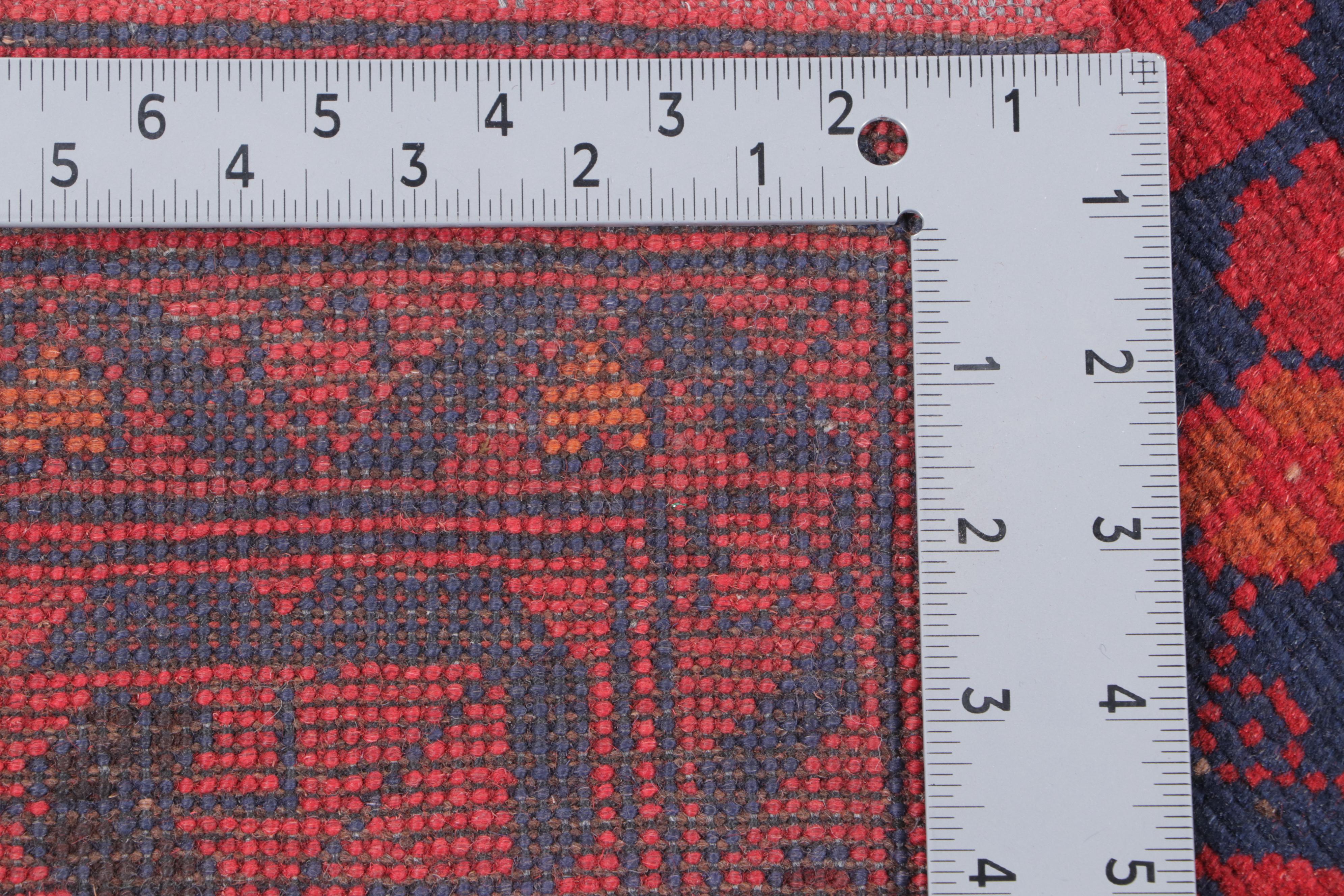 1'9 x 3'5 Hand-Knotted Afghan Kunduz Accent Rug