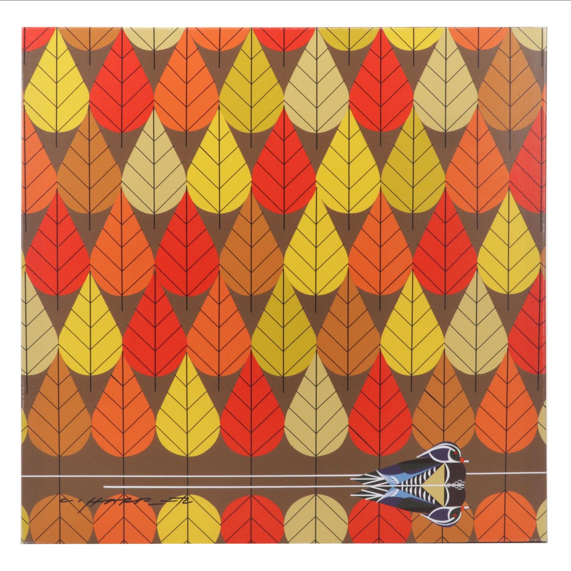 Giclée After Charley Harper "Octoberama," 21st Century