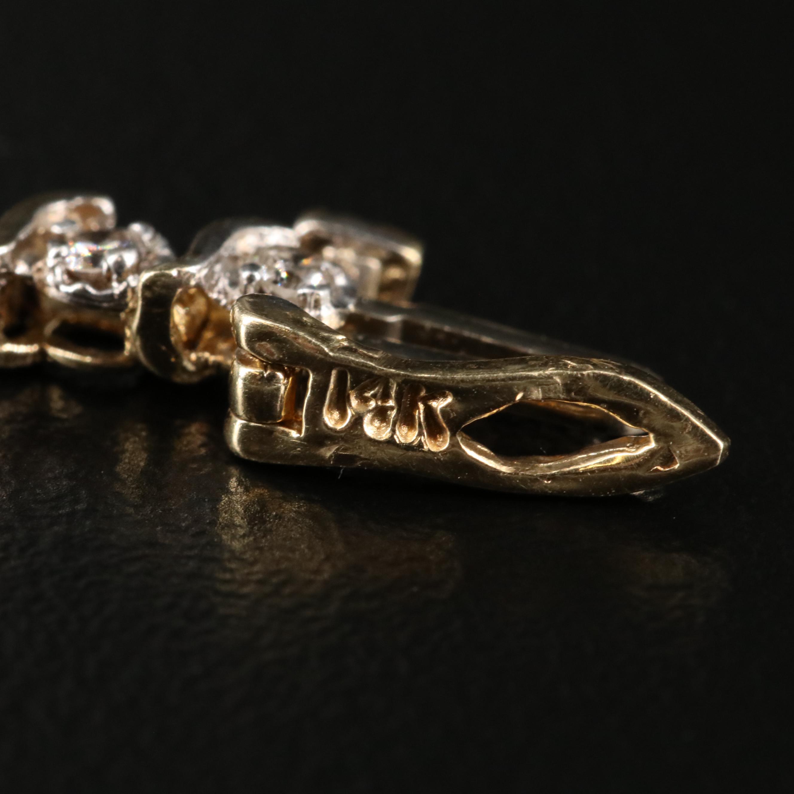 14K 0.97 CTW Diamond Line Bracelet