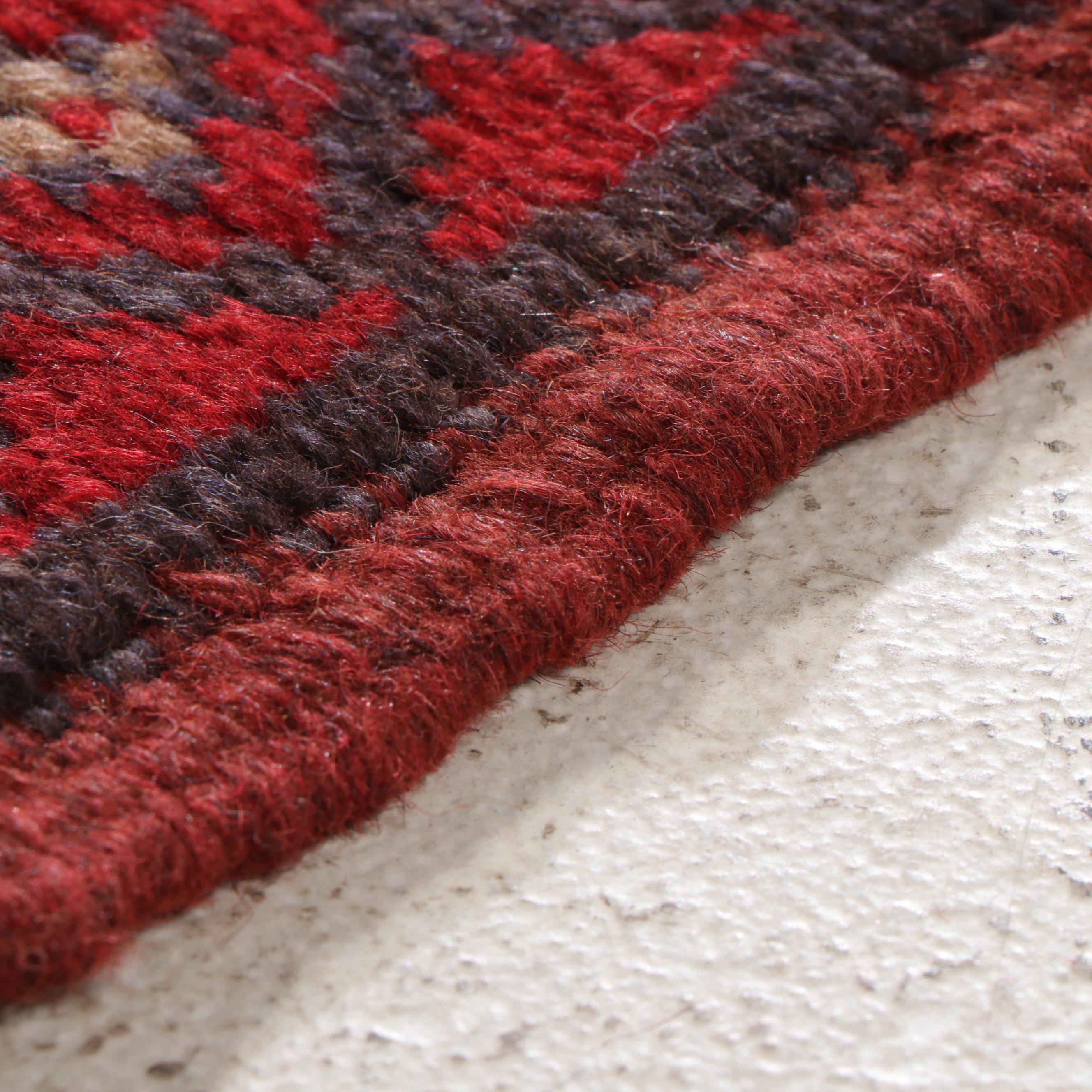 2'1 x 8'5 Hand-Knotted Afghan Mixed Technique Carpet Runner