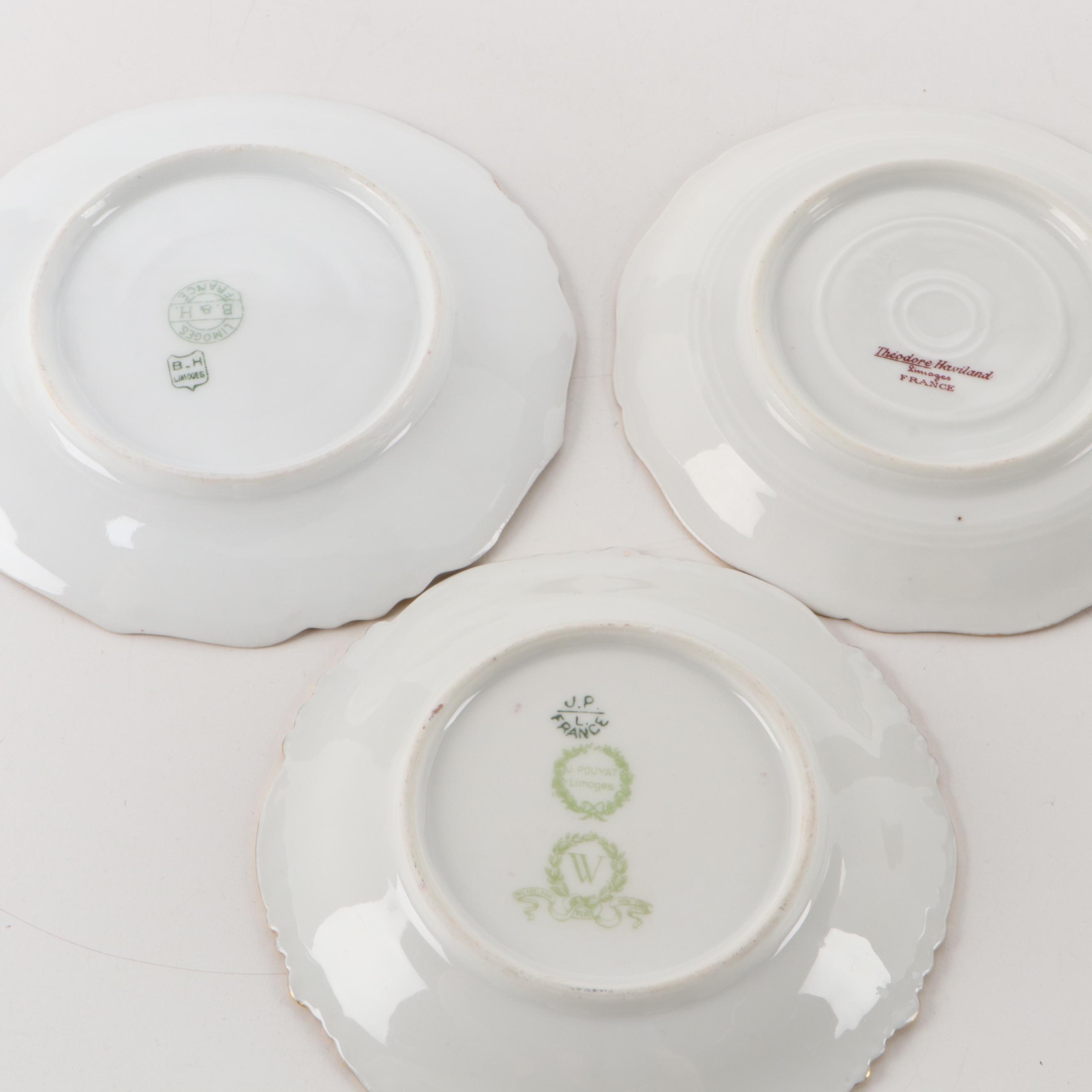 Rigo & Co. Cobalt and Lace Porcelain Demitasse with Other Tea and Demitasse Cups