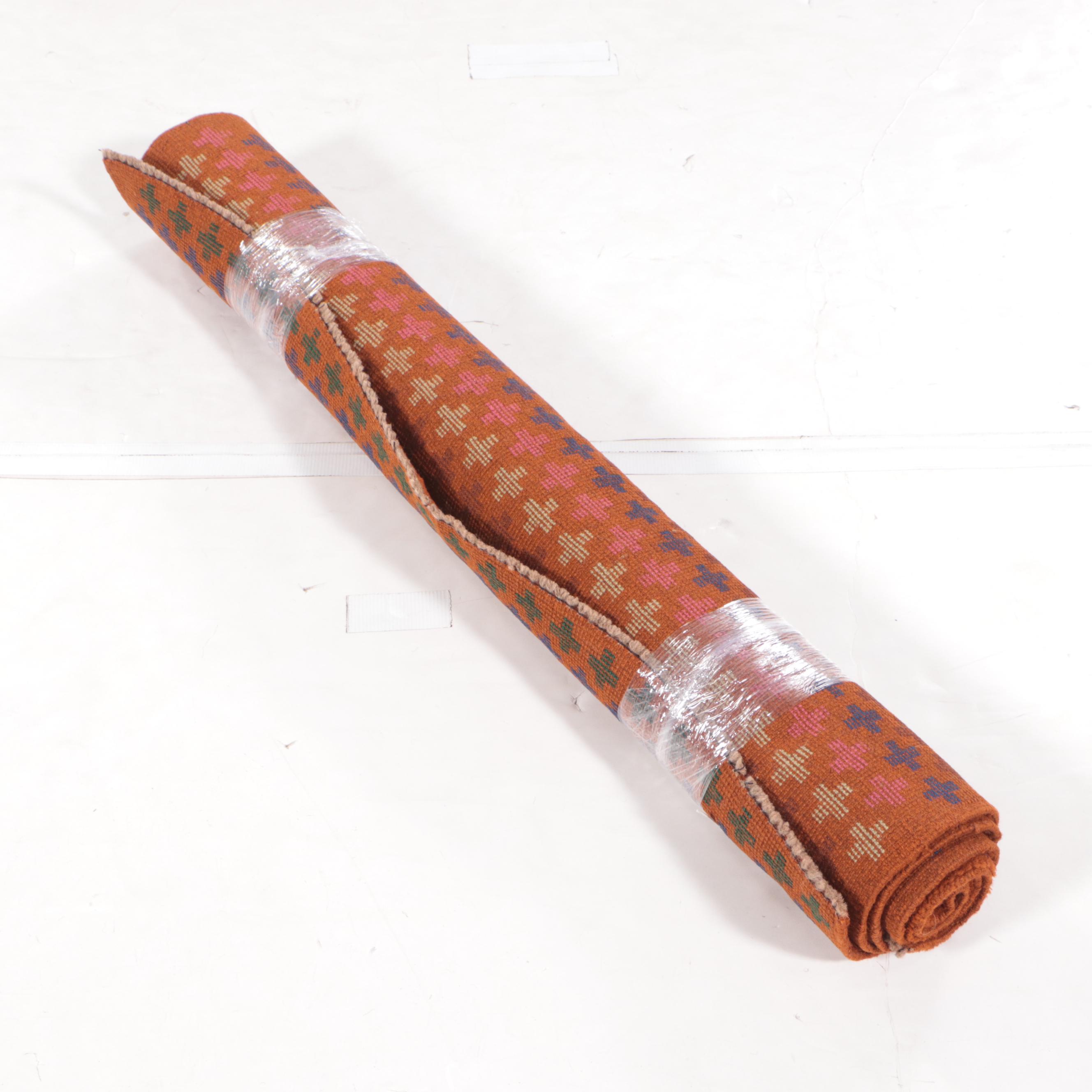 4' x 6'2 Hand-Knotted Indo-Persian Gabbeh Area Rug