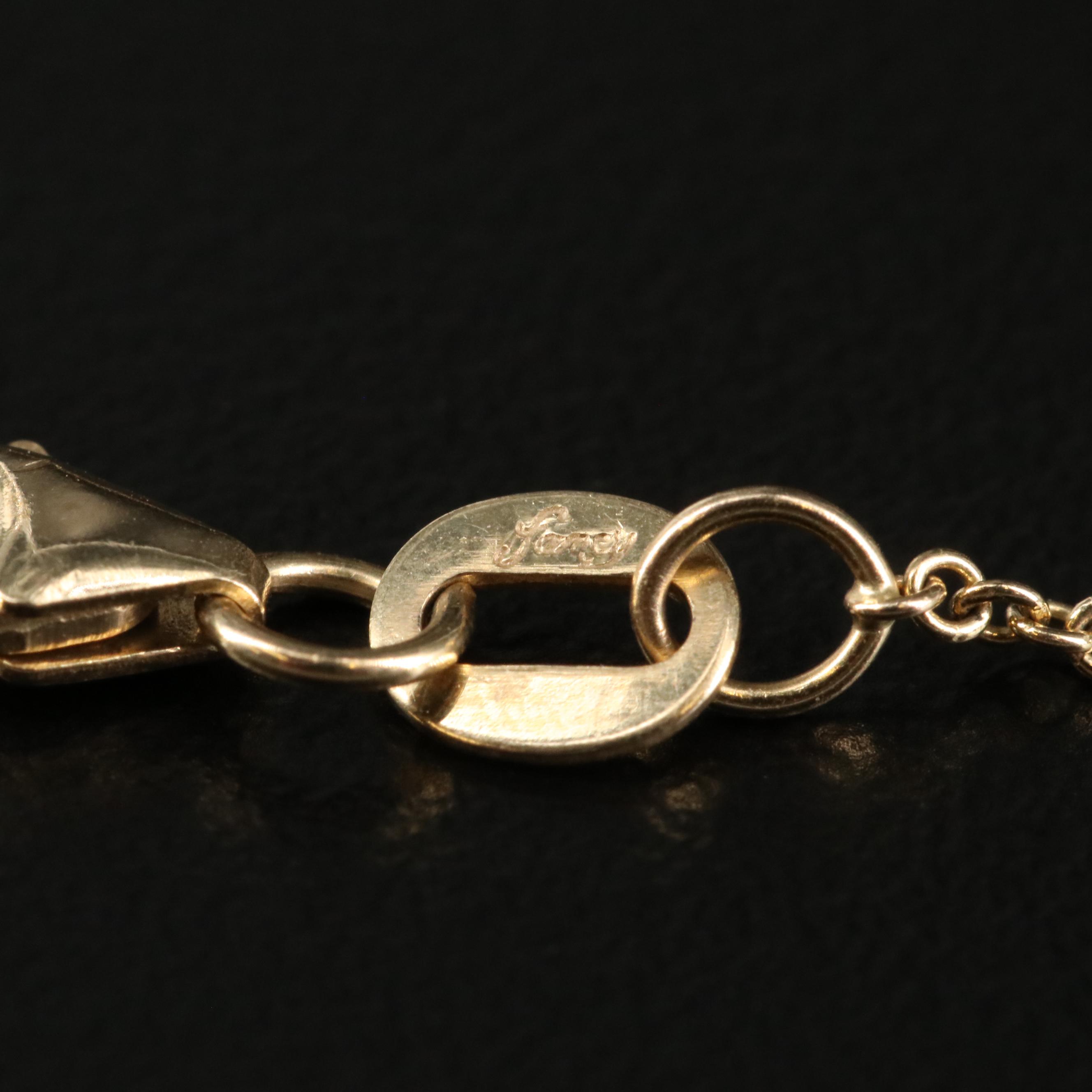 14K 6.00 CT Emerald and Diamond Necklace