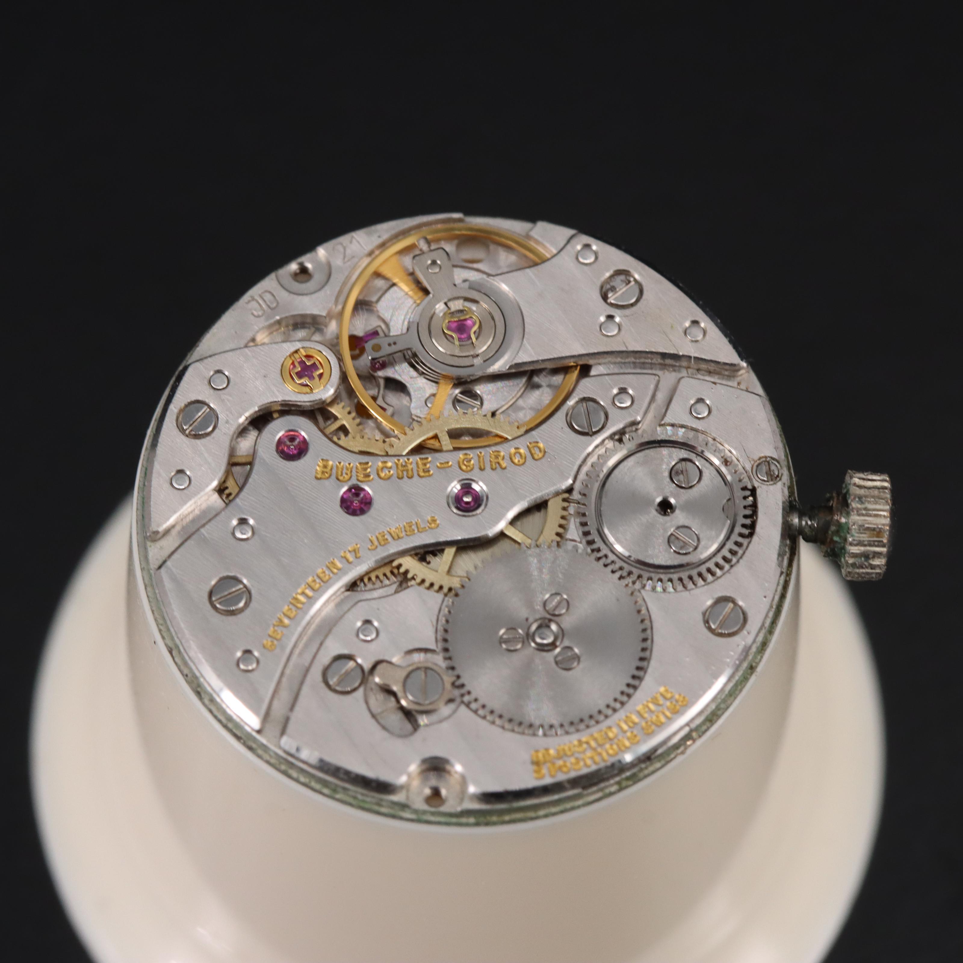 Buche Girod 18K 1.14 CTW Diamond Stem Wind Watch