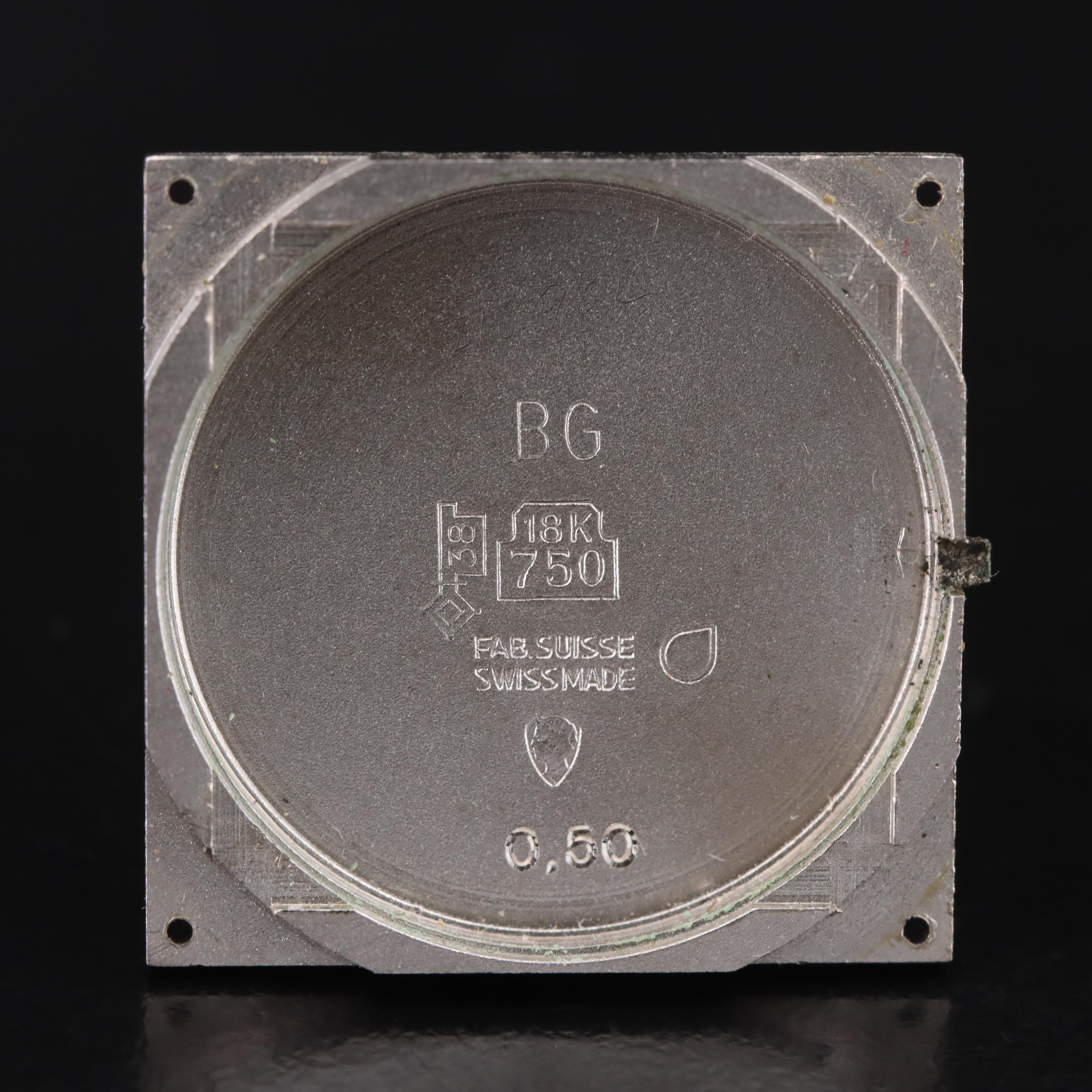 Buche Girod 18K 1.14 CTW Diamond Stem Wind Watch