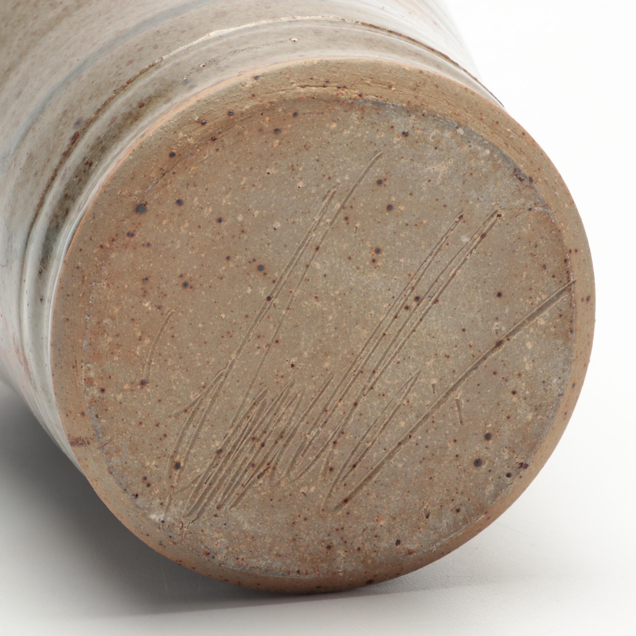 Wheel Thrown Stoneware Vase