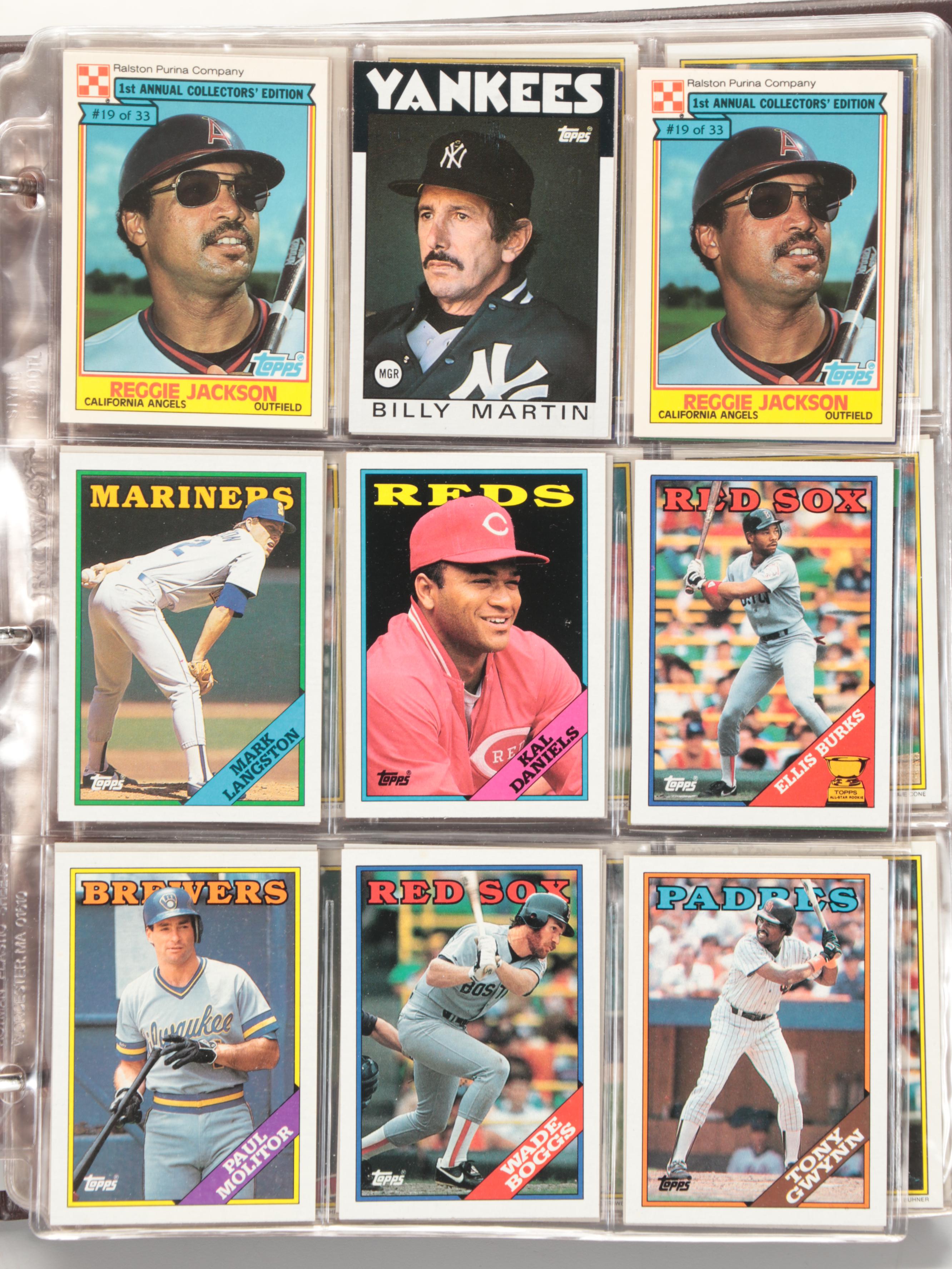 Fleer with Other Baseball Cards, Nolan Ryan, Tom Seaver, and More 1970s–1990s