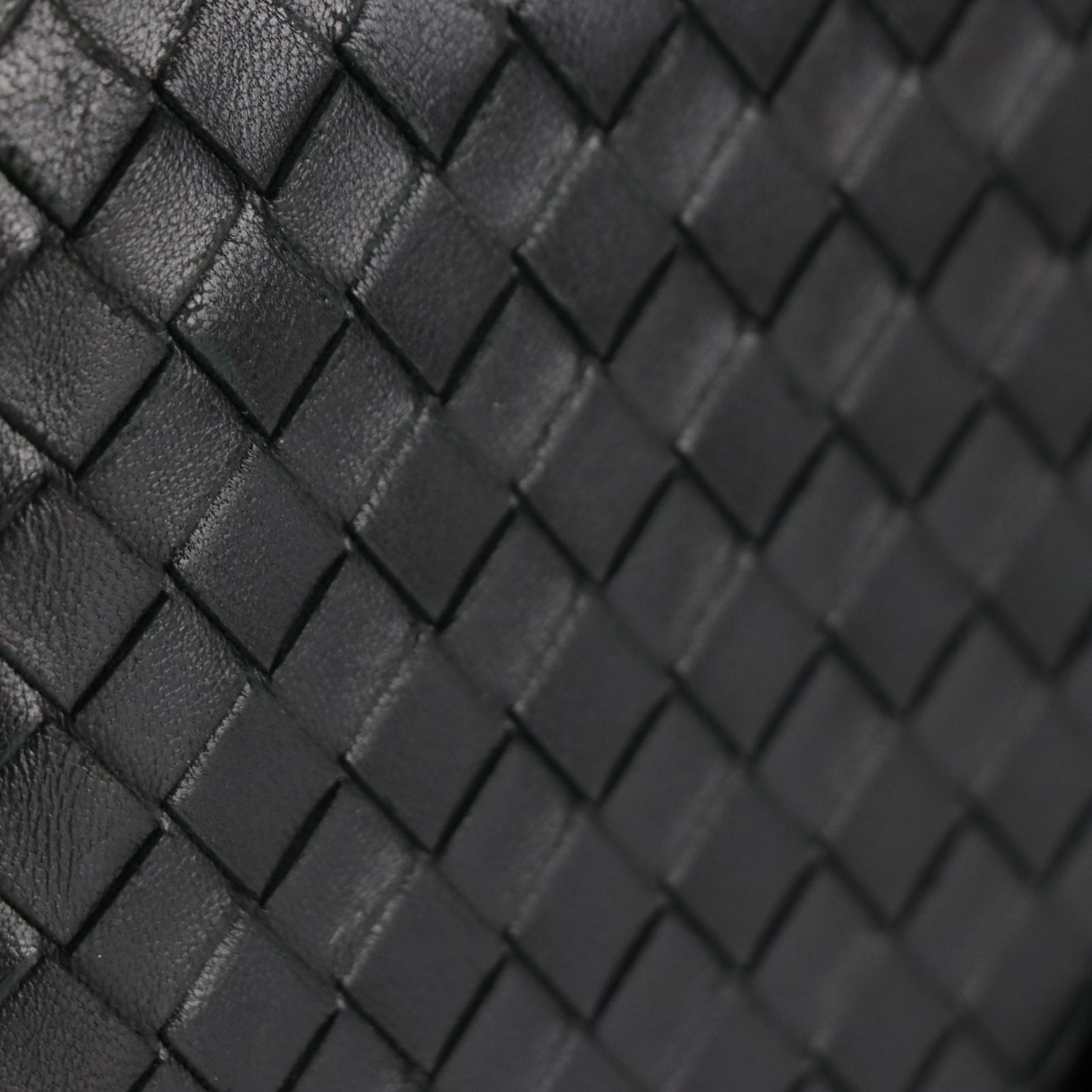 Bottega Veneta Agenda Cover in Black Intrecciato Leather with Box