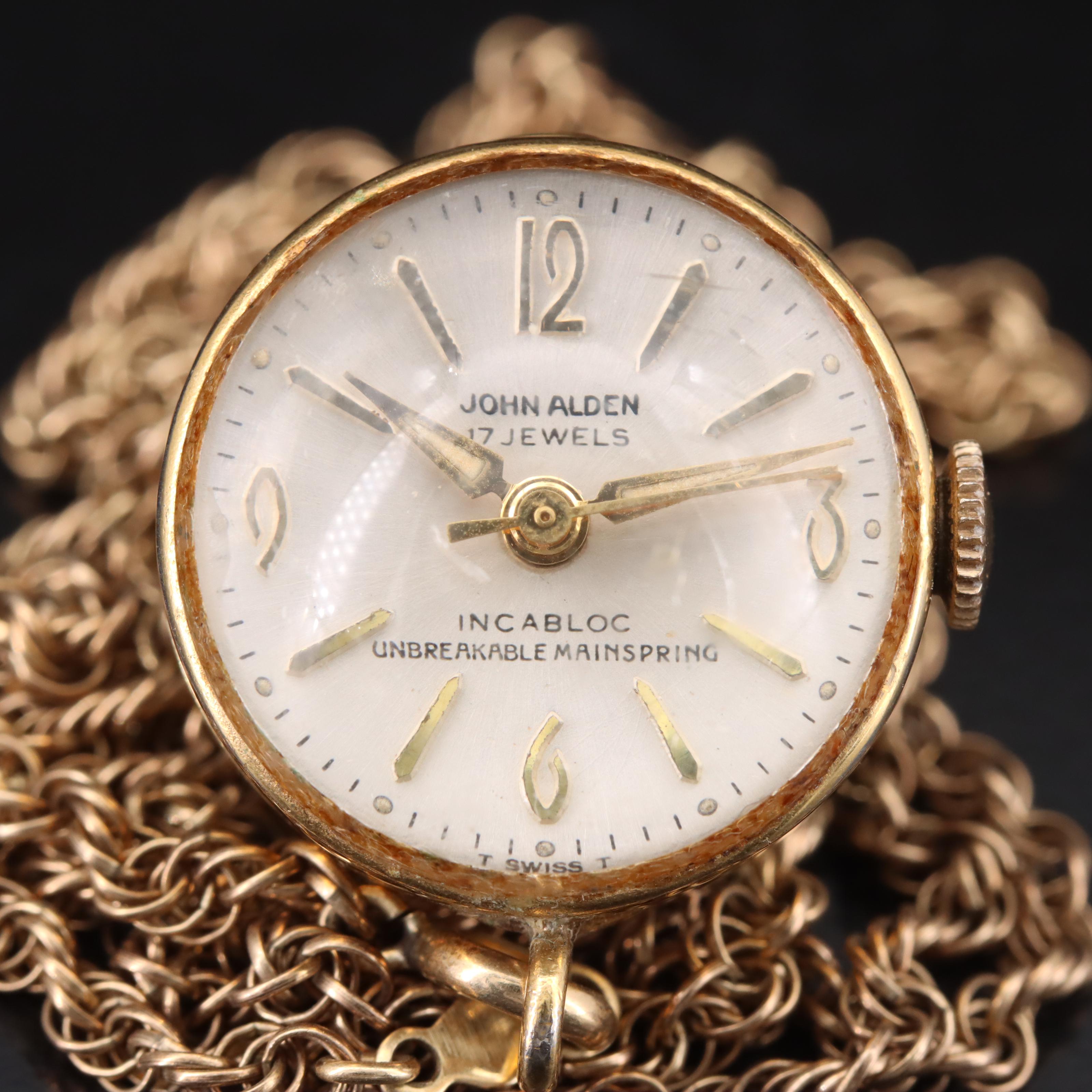Vintage Bucherer and John Alden Pendant Watches