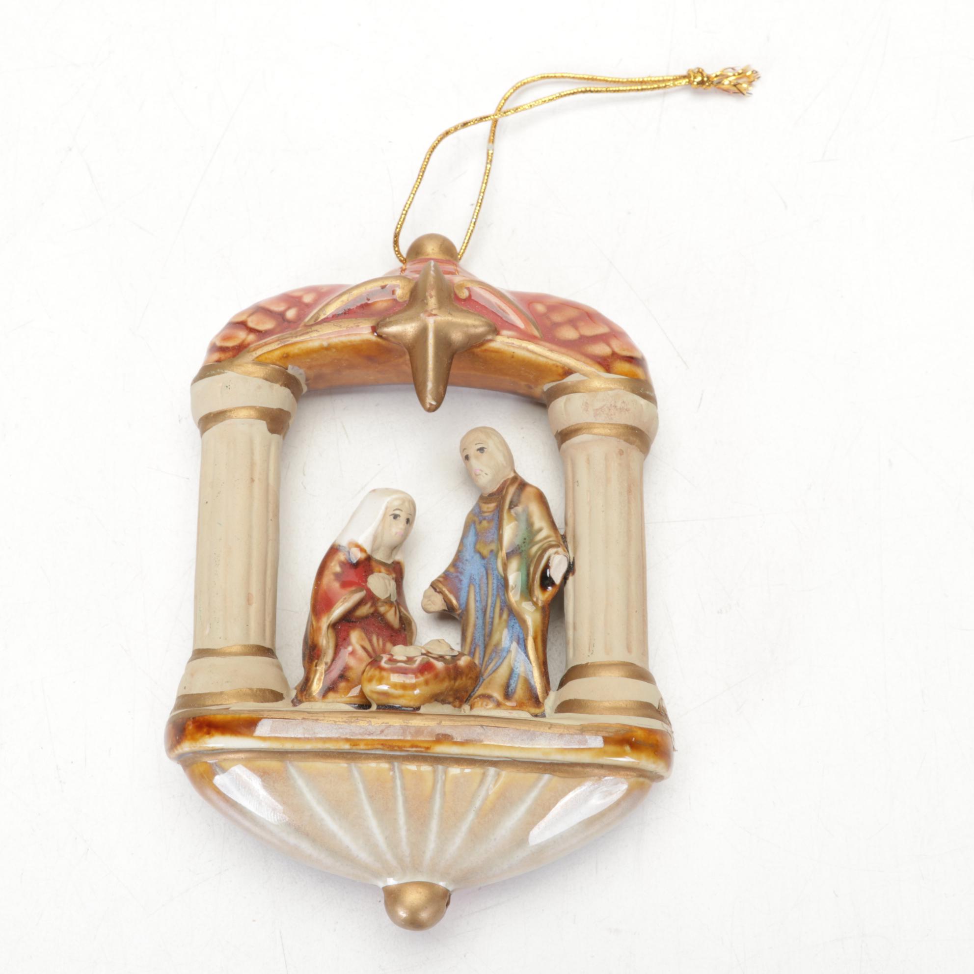 Wendell August Bronze Ornaments with Other Christmas Décor