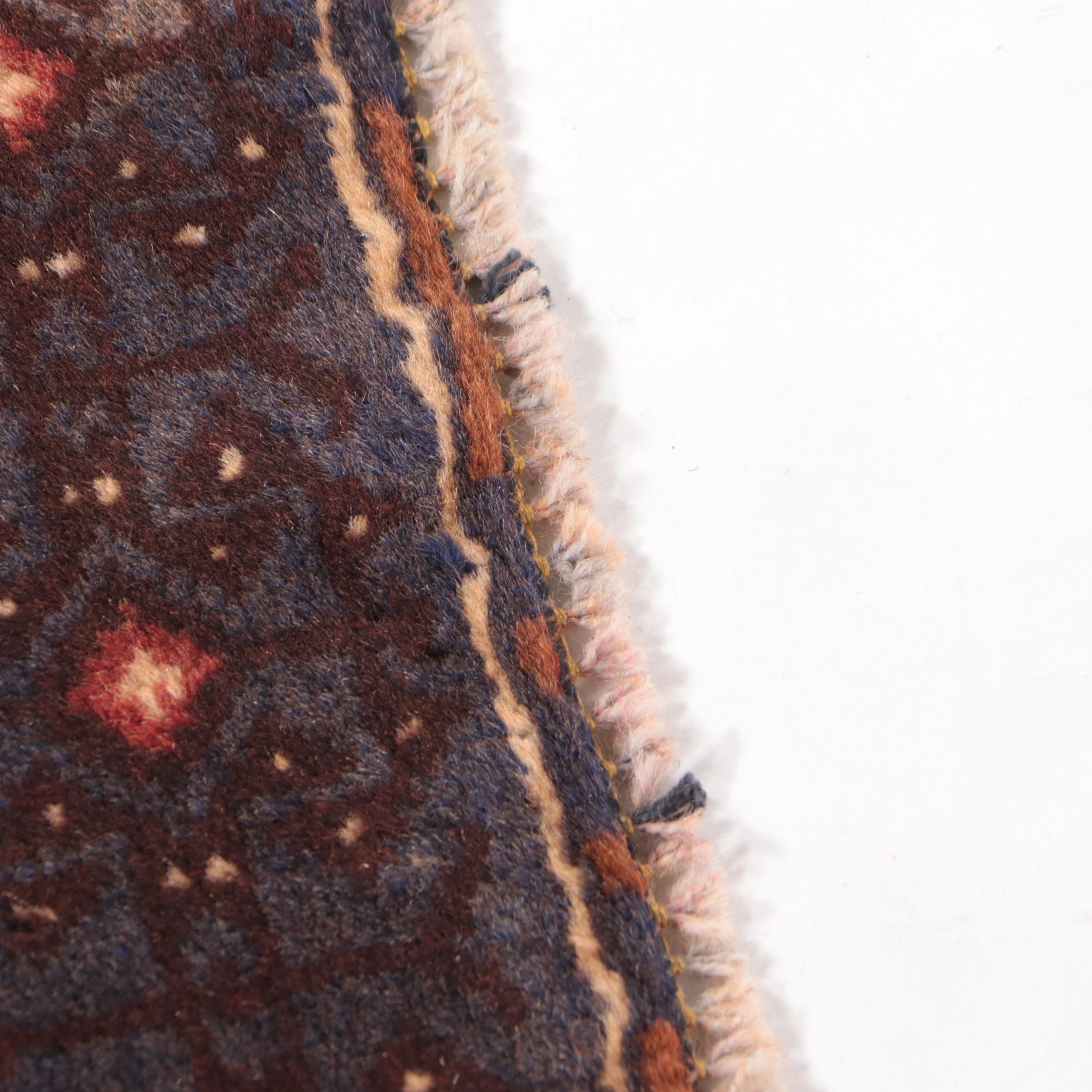 3' x 4'6 Hand-Knotted Afghan Baluch Accent Rug