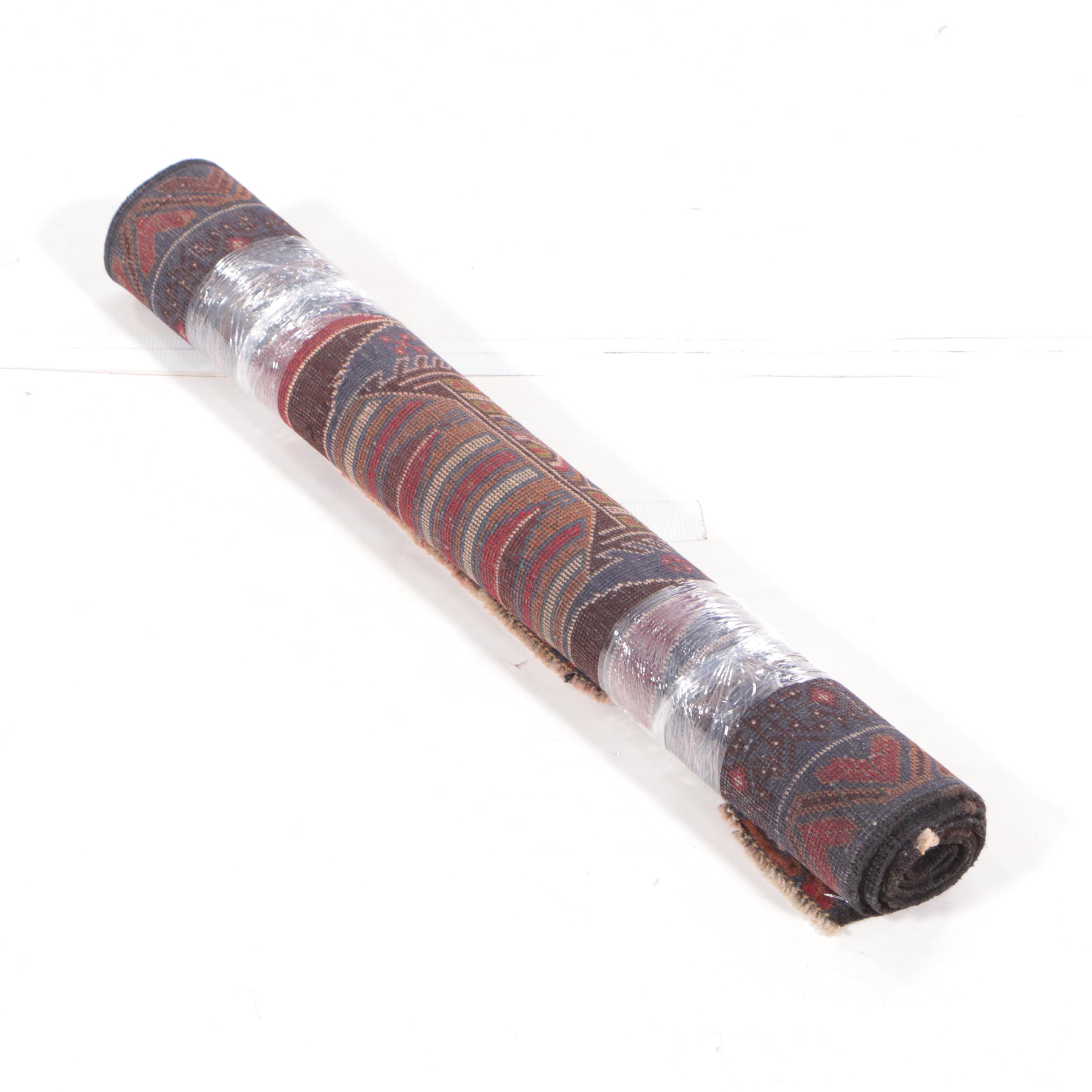 3' x 4'6 Hand-Knotted Afghan Baluch Accent Rug