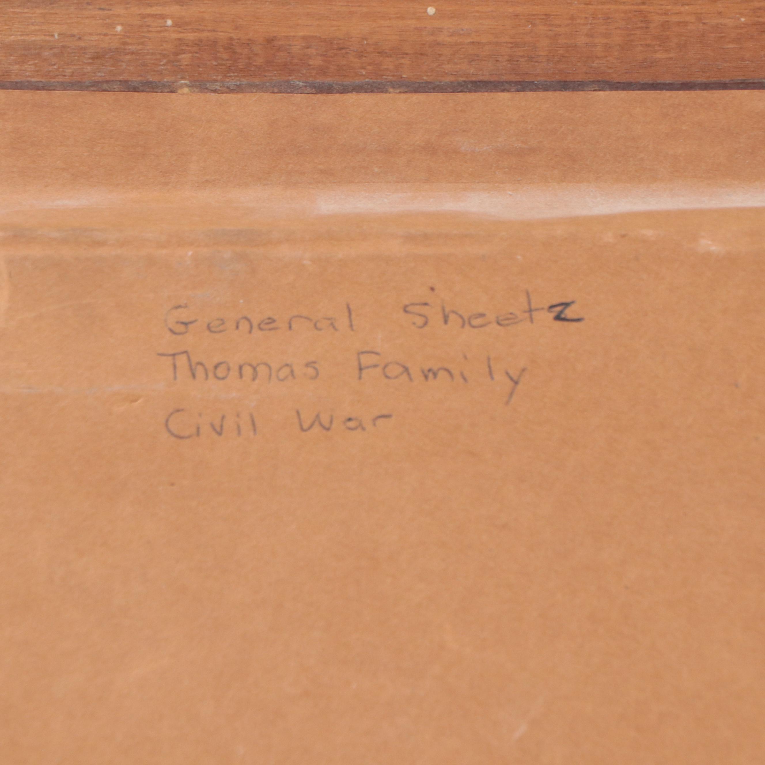 Crayon Portrait Photograph of Elder Gentleman, Late 19th Century