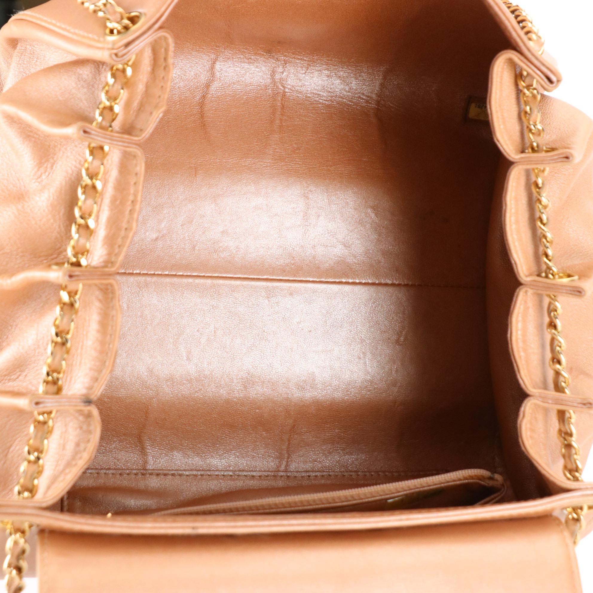 Chanel Mademoiselle Turnlock Bag in Chocolate Bar Quilted Leather
