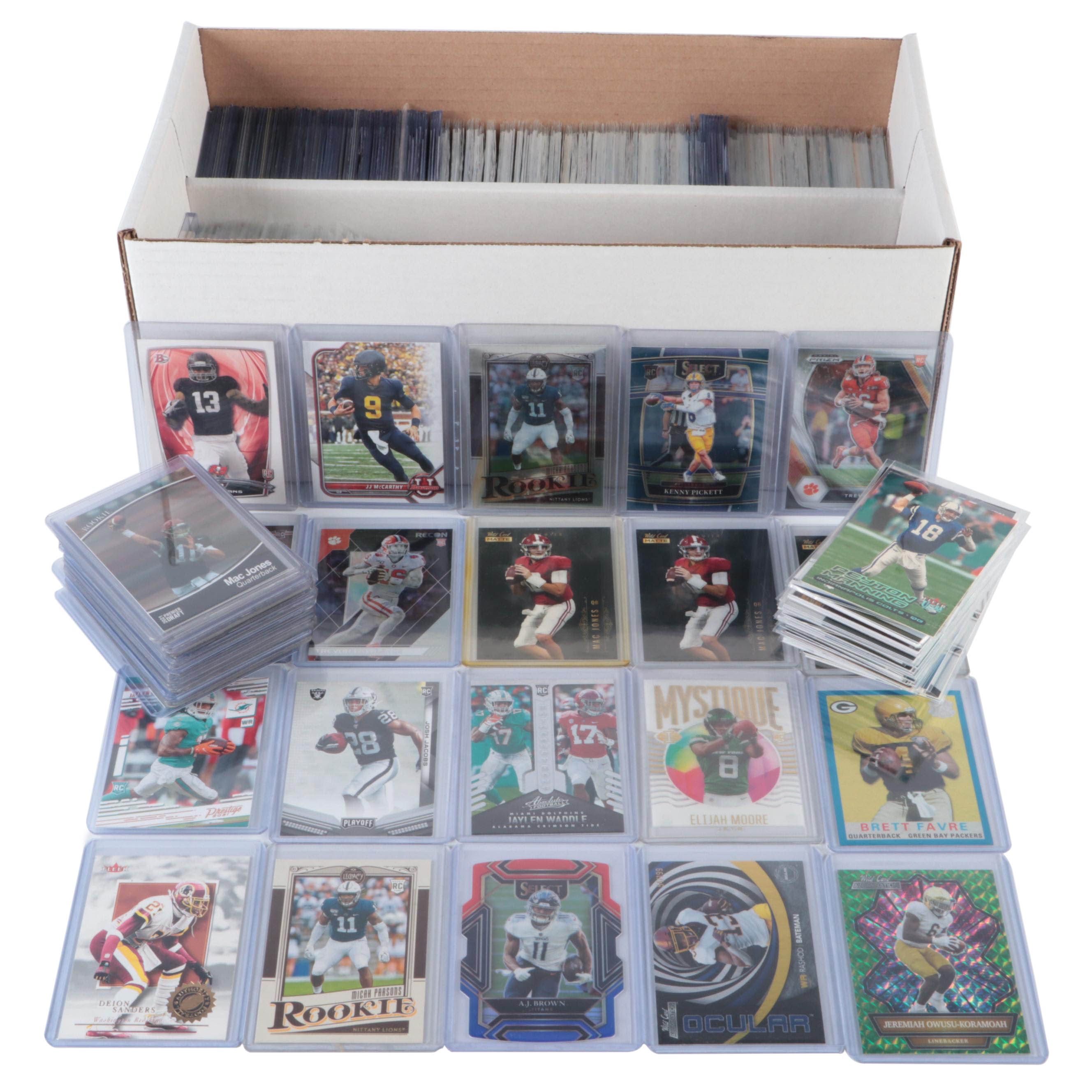 Donruss Optic with Other Football Cards, Justin Fields and More, 1990s–2020s