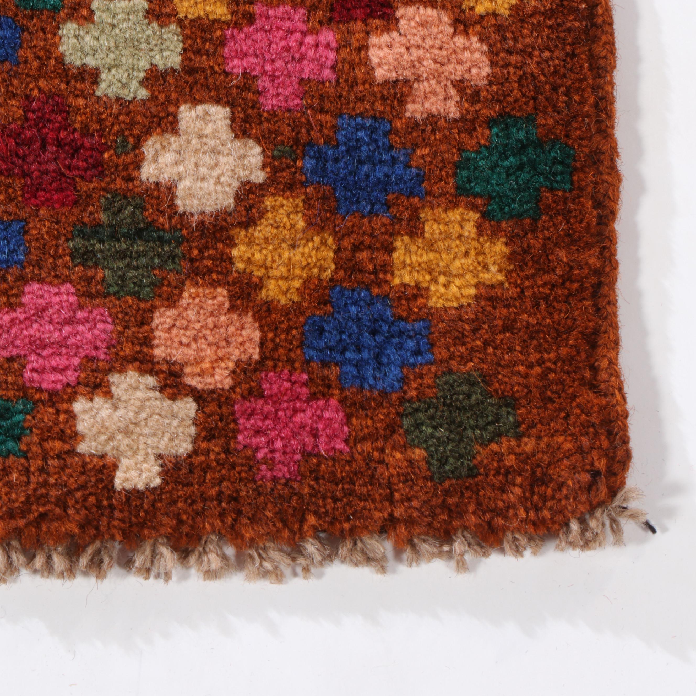 2'11 x 4'5 Hand-Knotted Indo-Persian Gabbeh Accent Rug