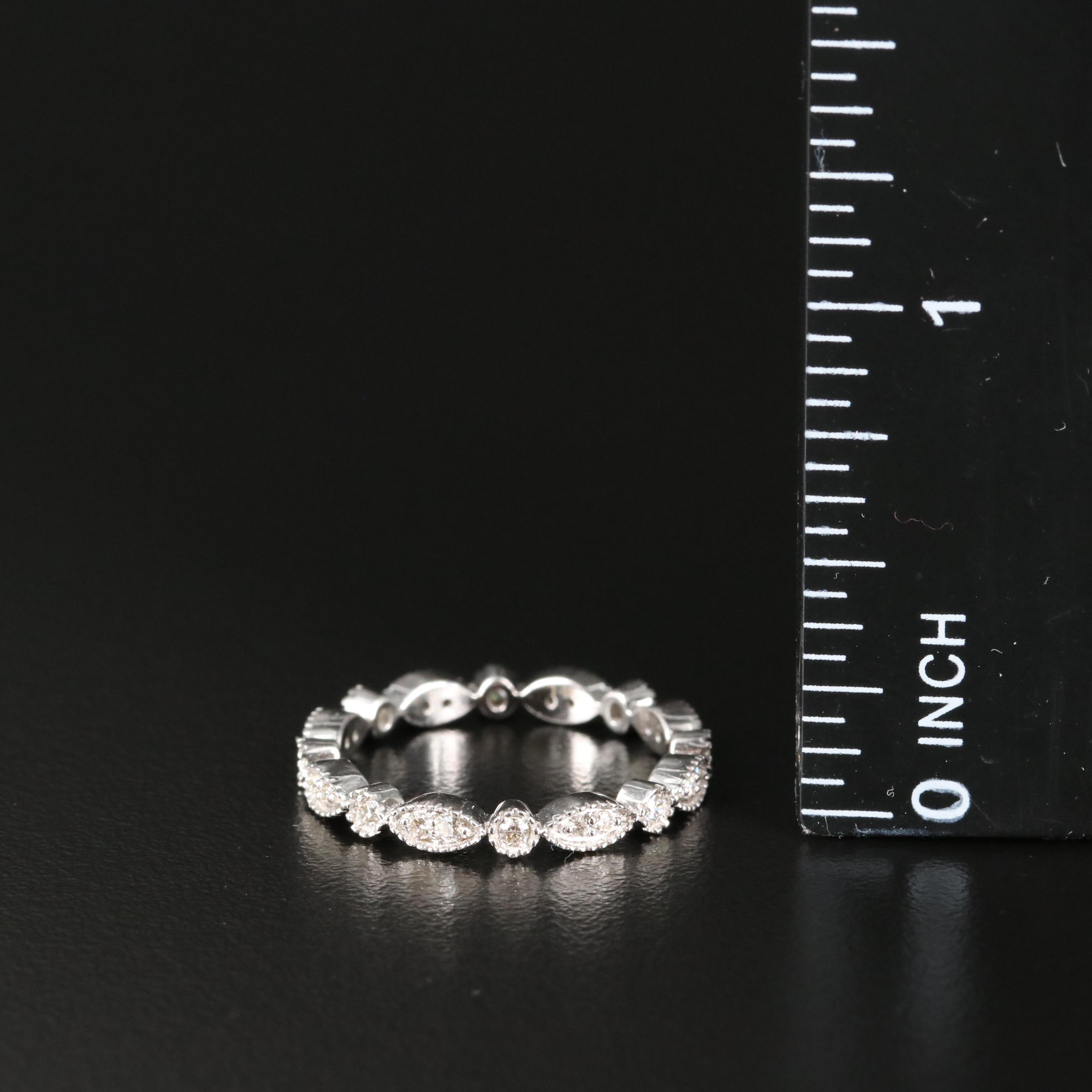 14K 0.24 CTW Diamond Band