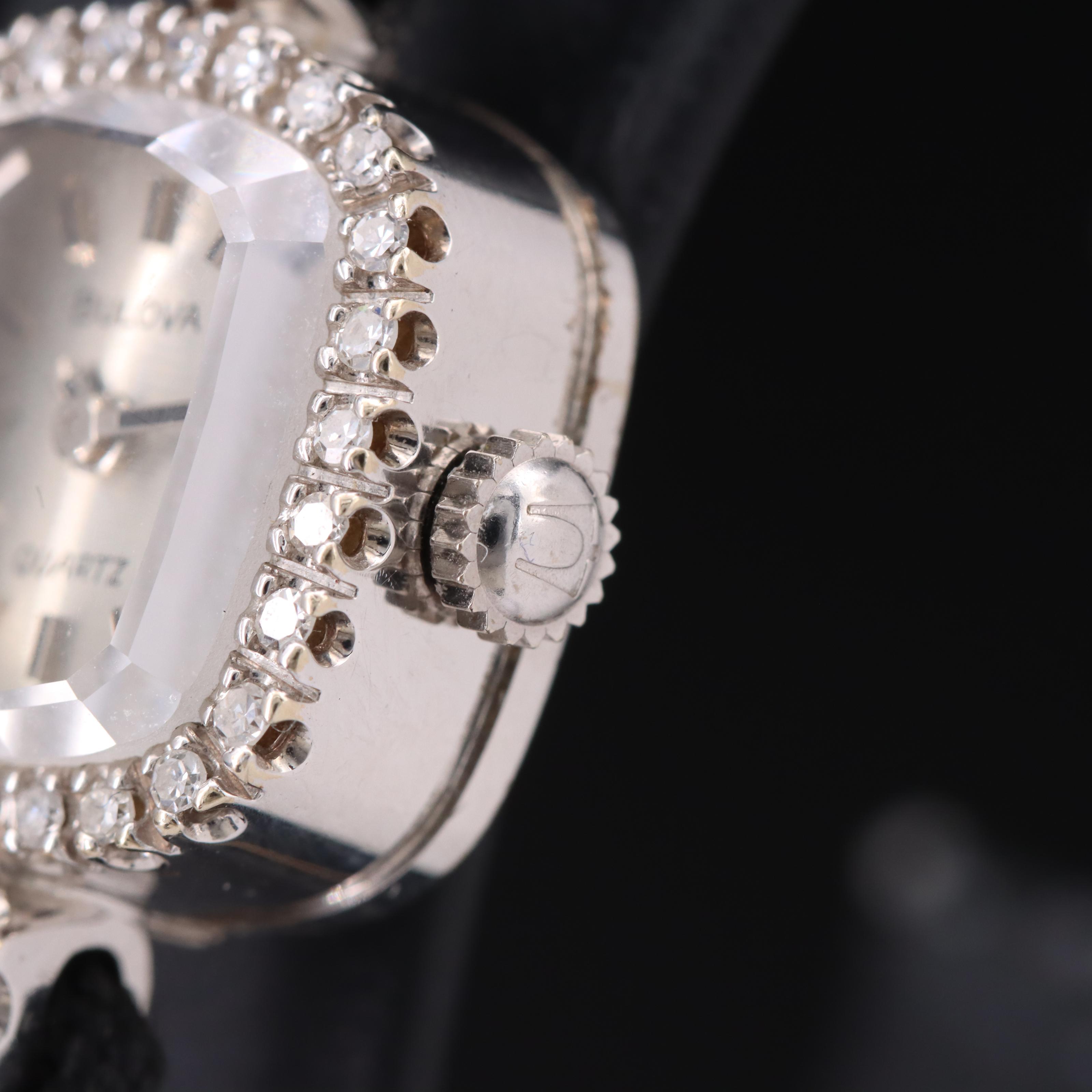 Bulova 14K Diamond Quartz Watch