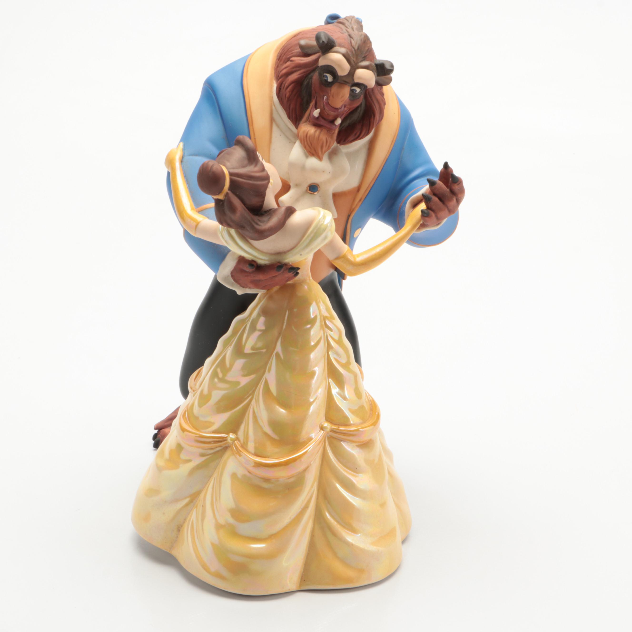 Classics Walt Disney Collection Ceramic "Belle and The Beast" Figurine
