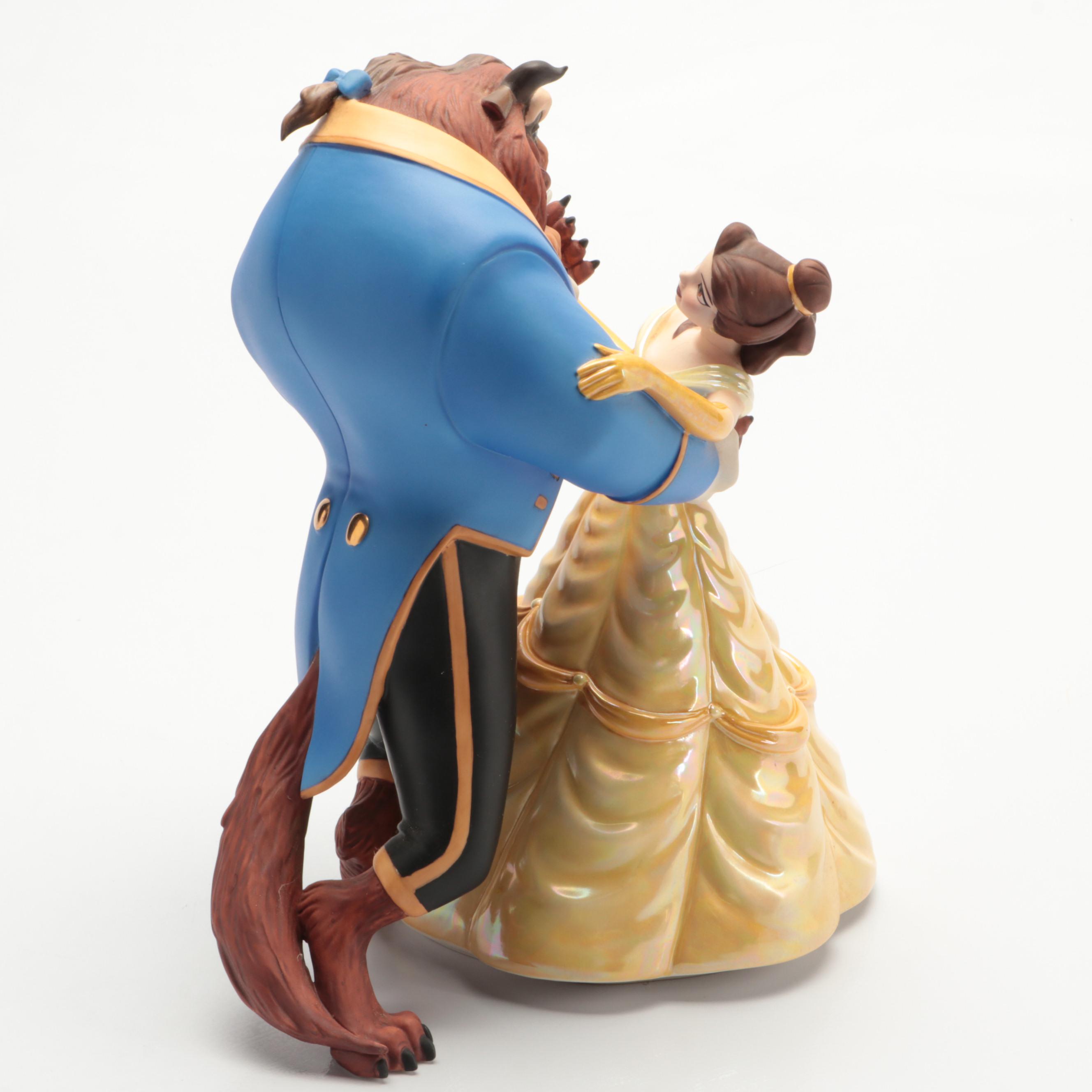 Classics Walt Disney Collection Ceramic "Belle and The Beast" Figurine