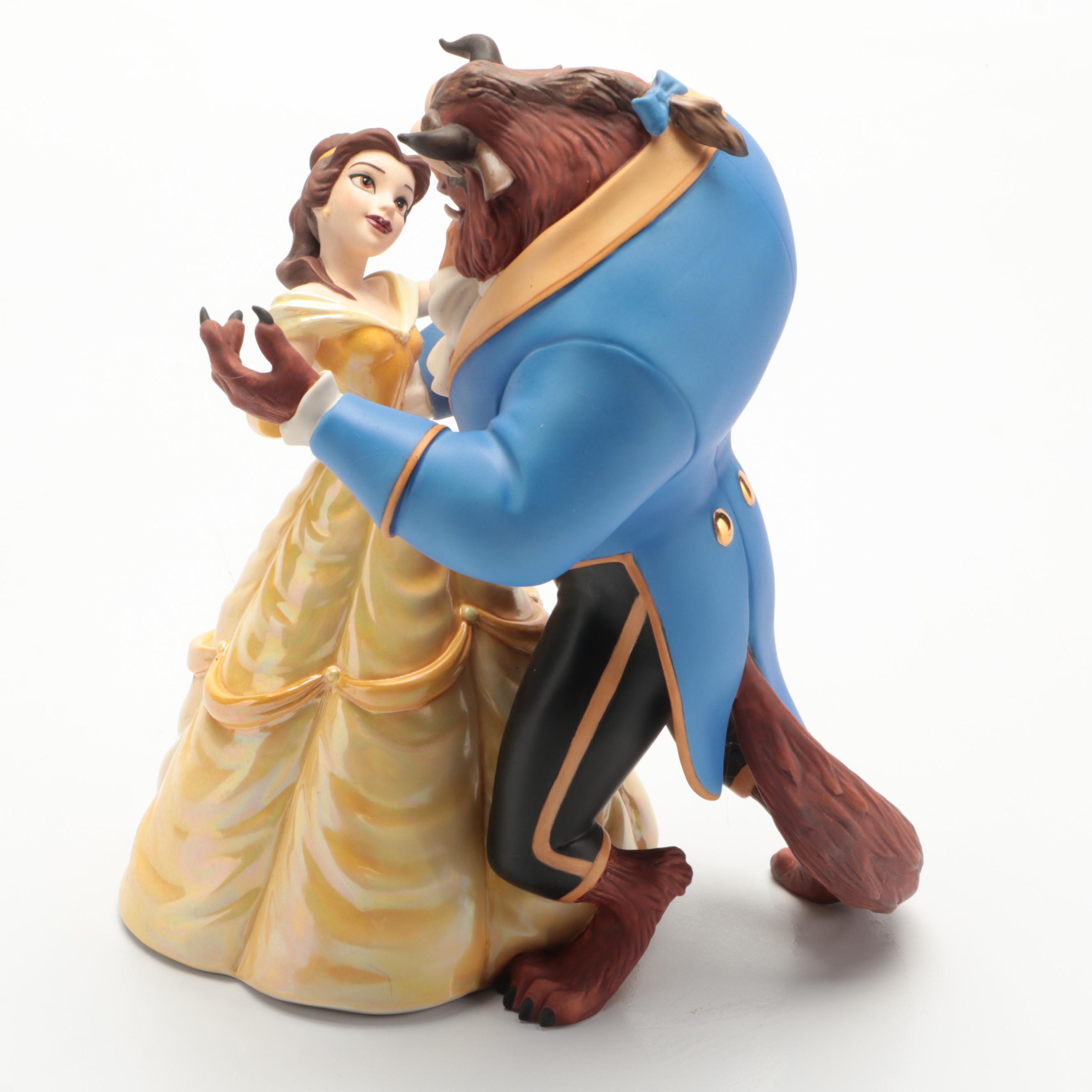 Classics Walt Disney Collection Ceramic "Belle and The Beast" Figurine