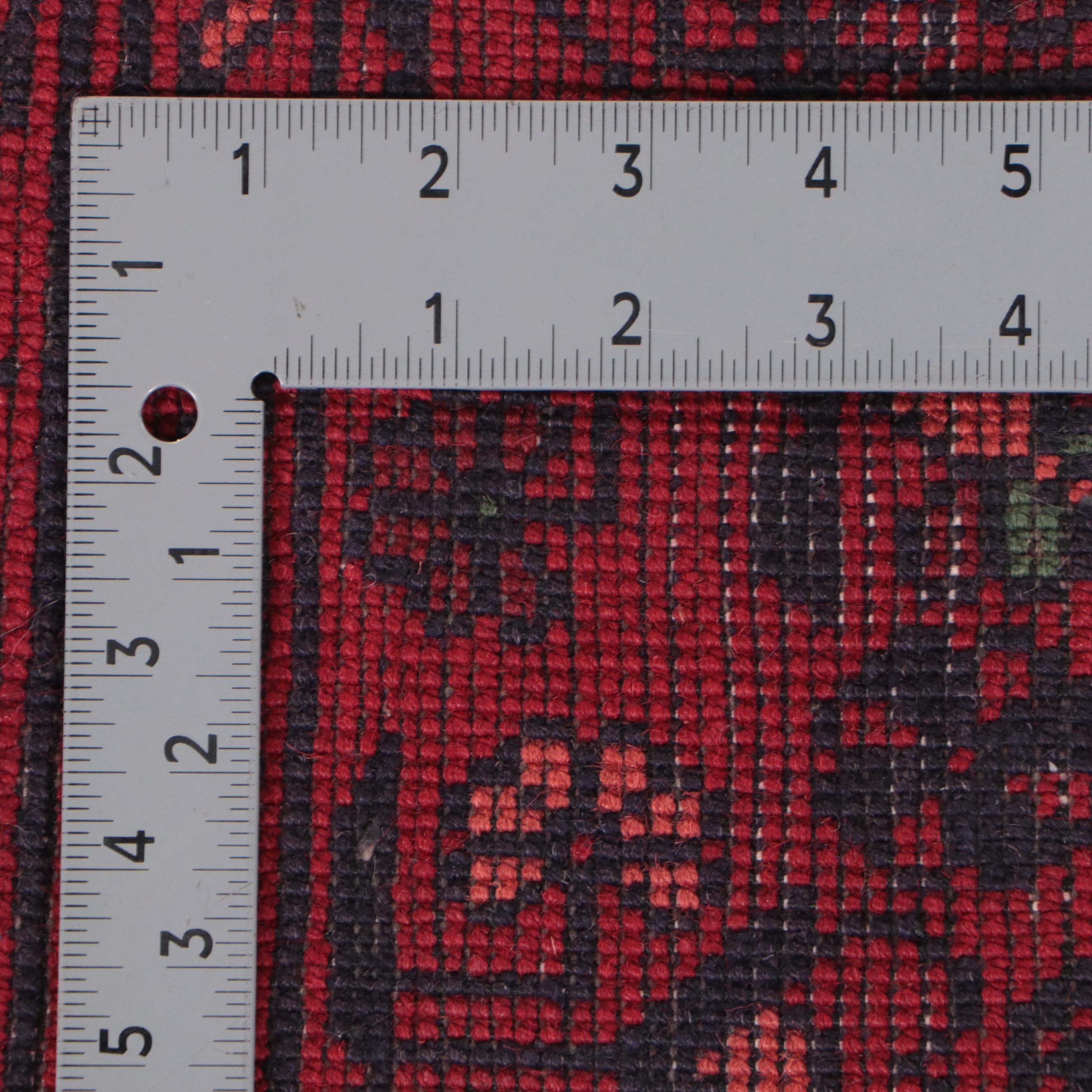 1'10 x 5'7 Hand-Knotted Afghan Kunduz Carpet Runner