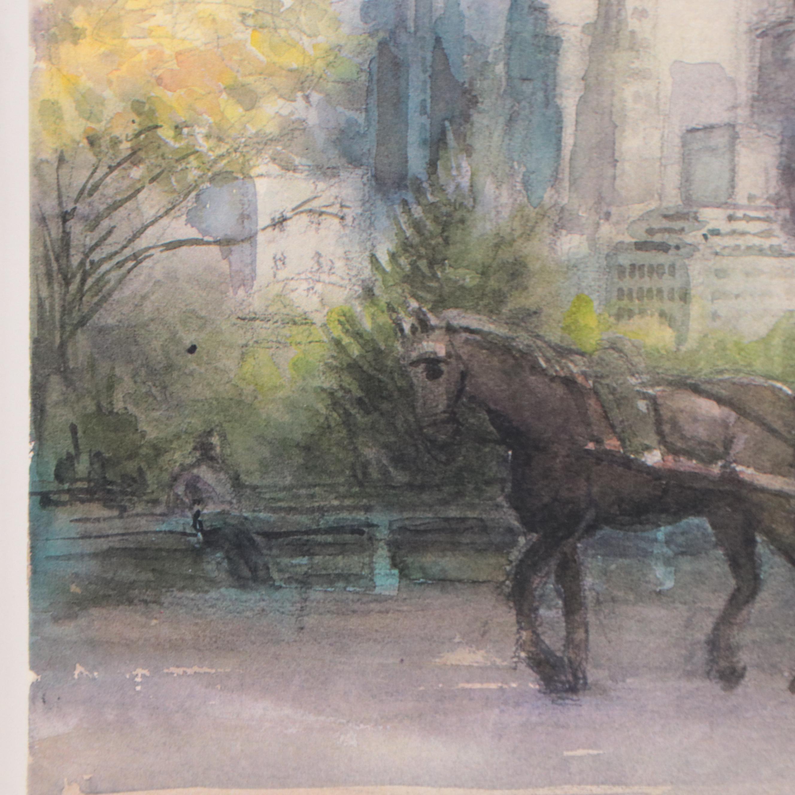 Digital Print "Central Park/New York," Circa 2000
