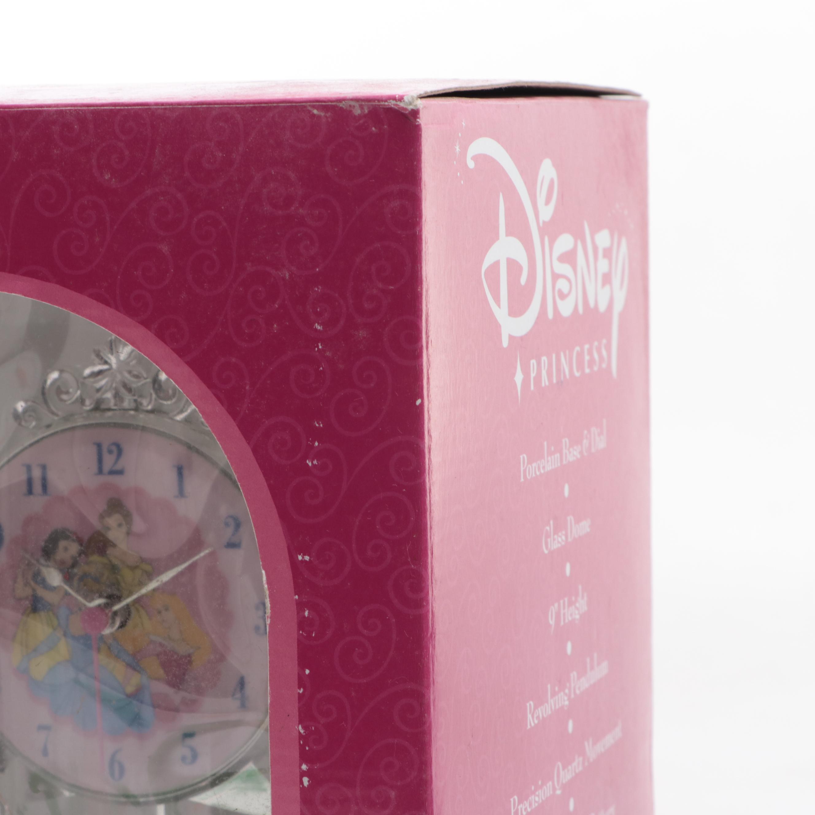 Disney "Time for the Ball" and "Disney Princess" Clocks