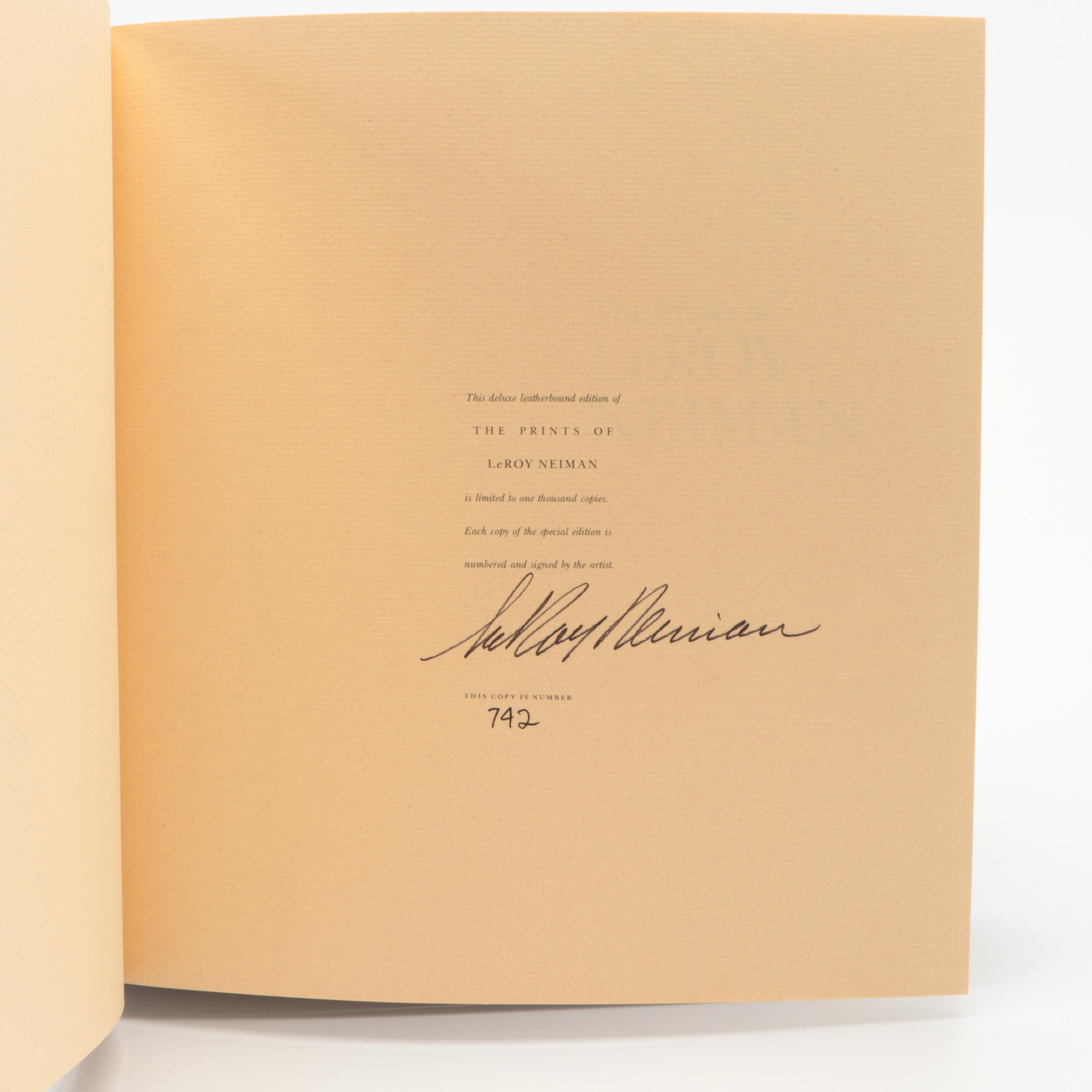 Signed Limited Edition "The Prints of LeRoy Neiman: A Catalogue Raisonné," 1980